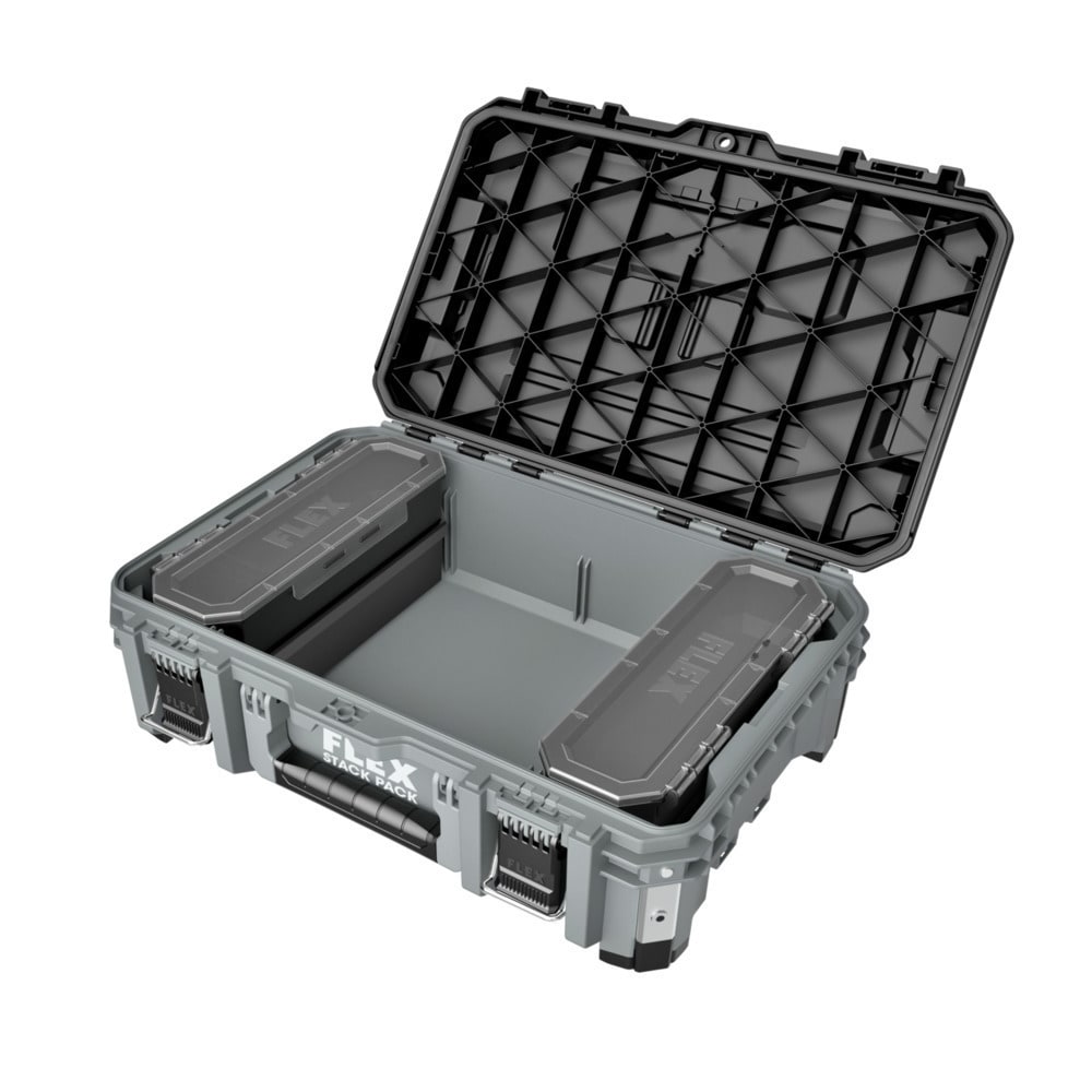 Caja de herramientas FLEX STACK PACK para maletas 22 pulgadas de ancho x 8.2 pulgadas de alto x 15.6 pulgadas de profundidad Caja de herramientas de metal FS1103