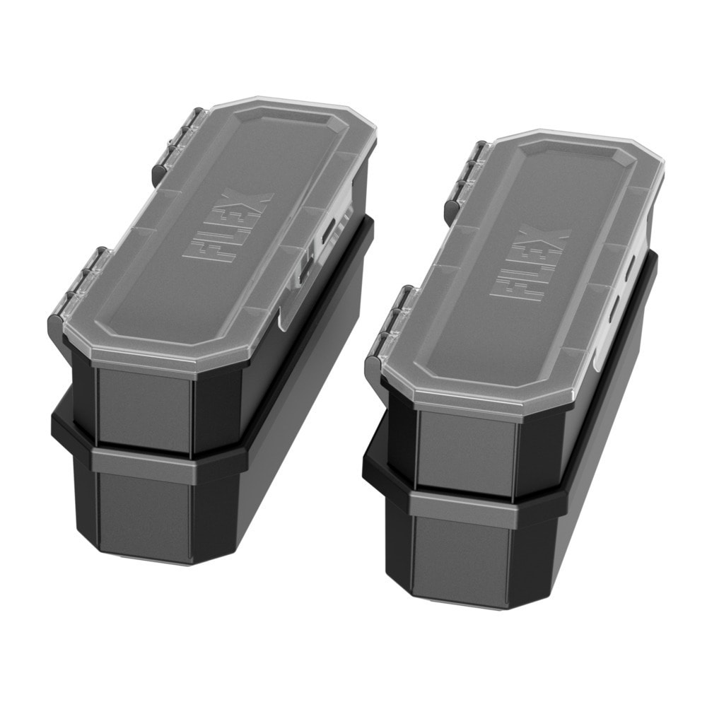 Caja de herramientas FLEX STACK PACK para maletas 22 pulgadas de ancho x 8.2 pulgadas de alto x 15.6 pulgadas de profundidad Caja de herramientas de metal FS1103