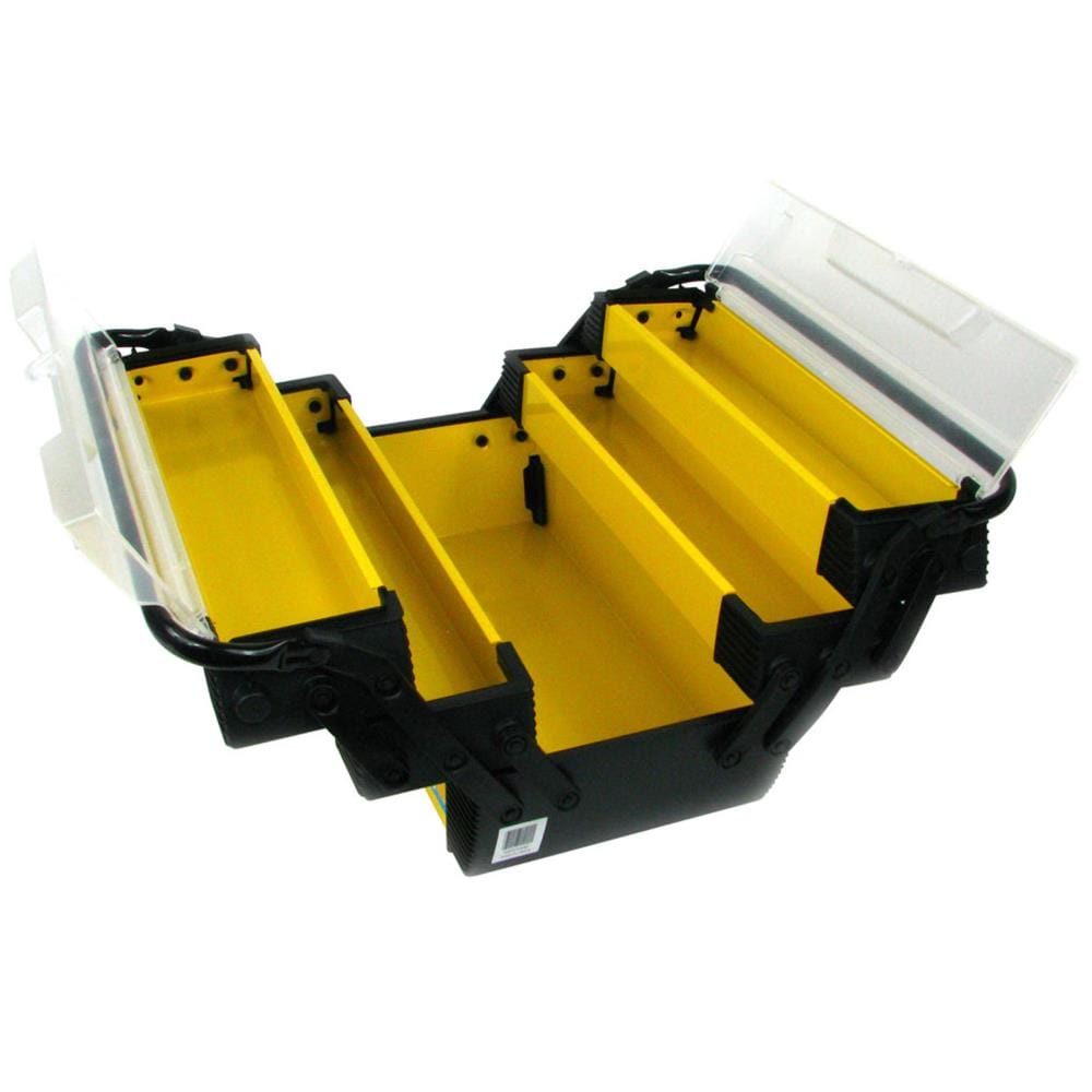 Cajas de herramientas Fleming Supply 18 pulgadas de ancho x 8.25 pulgadas de alto x 11.8 pulgadas de profundidad 5 cajones Varios colores/acabados Caja de herramientas de plástico 830778LUM
