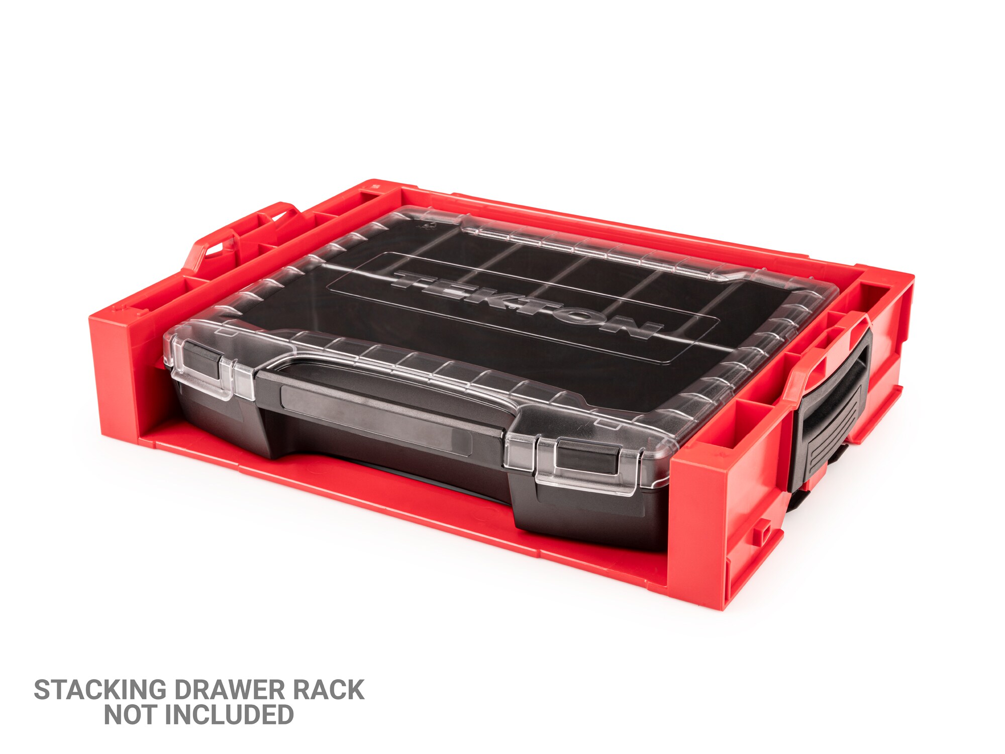 Caja de herramientas de plástico negro TEKTON L-Boxx 14.4 pulgadas de ancho x 2.9 pulgadas de alto x 12.4 pulgadas de profundidad