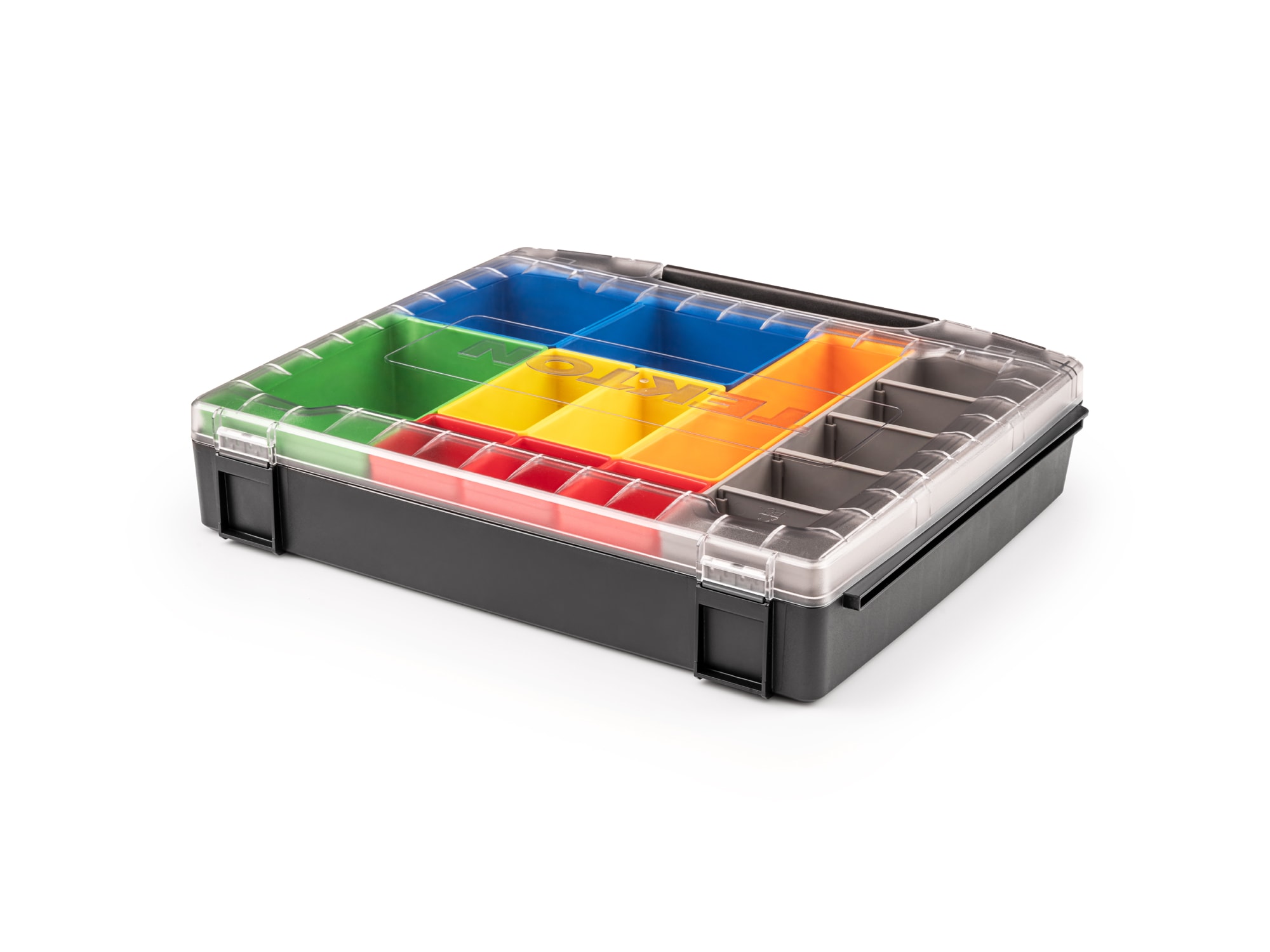 Caja de herramientas de plástico rojo TEKTON de 17.5 pulgadas de ancho x 4 pulgadas de alto x 13.5 pulgadas de profundidad OLB51710