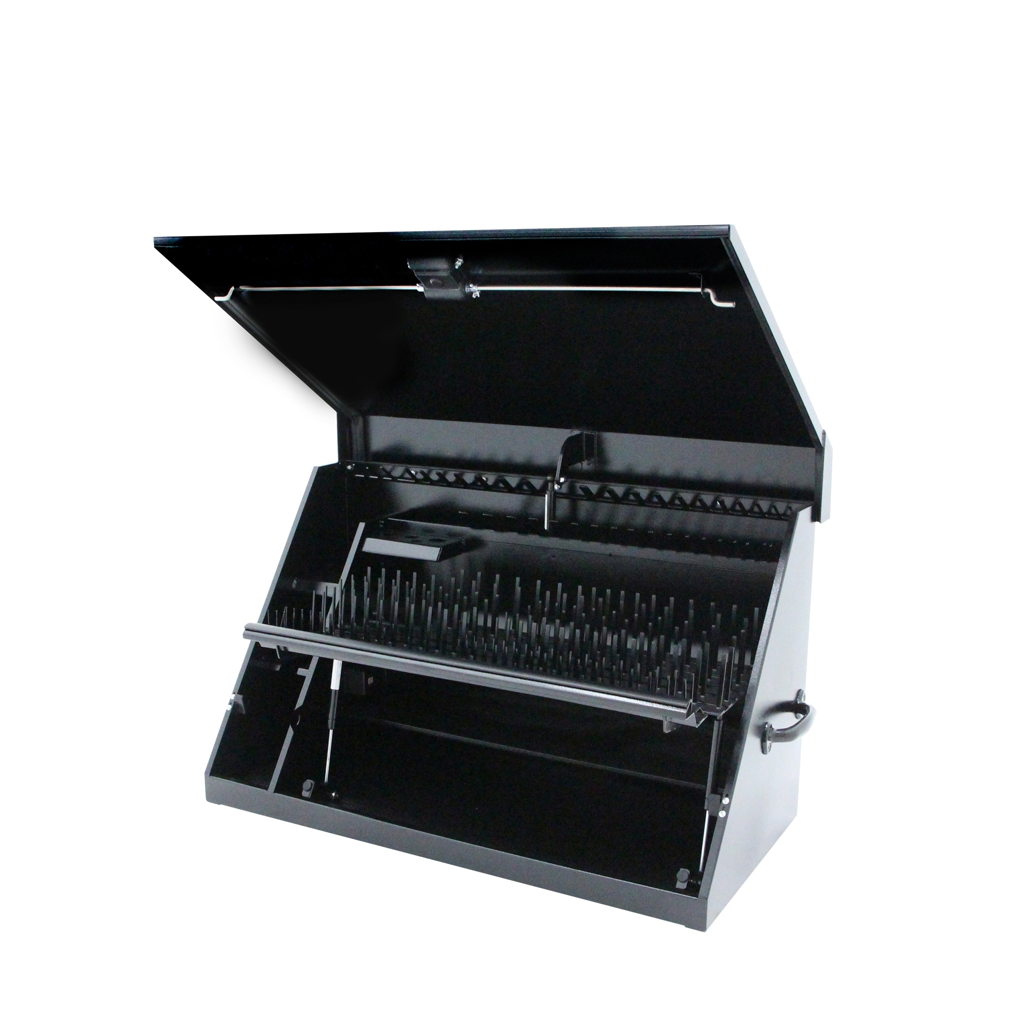 Caja de herramientas de acero negro DEWALT Triangular 36.85 pulgadas de ancho x 21.5 pulgadas de alto x 17.52 pulgadas de profundidad DXTB36BB