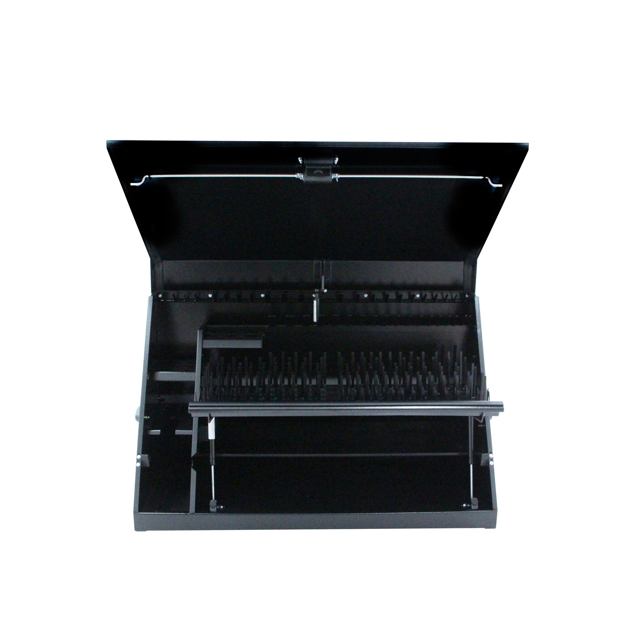 Caja de herramientas de acero negro DEWALT Triangular 36.85 pulgadas de ancho x 21.5 pulgadas de alto x 17.52 pulgadas de profundidad DXTB36BB