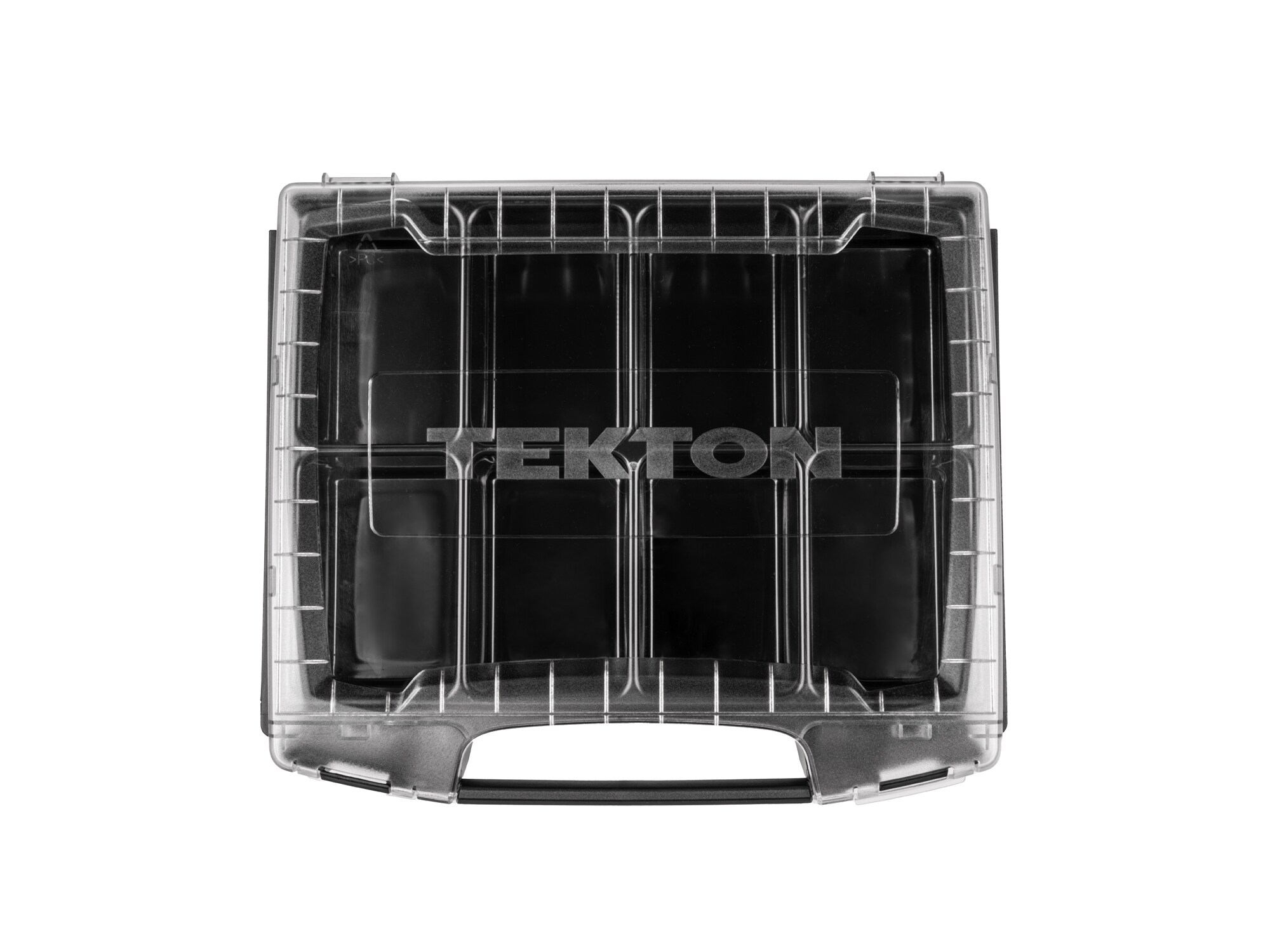 Caja de herramientas de plástico negro TEKTON L-Boxx de 14.4 pulgadas de largo x 2.9 pulgadas de alto x 12.4 pulgadas de profundidad OLB51412