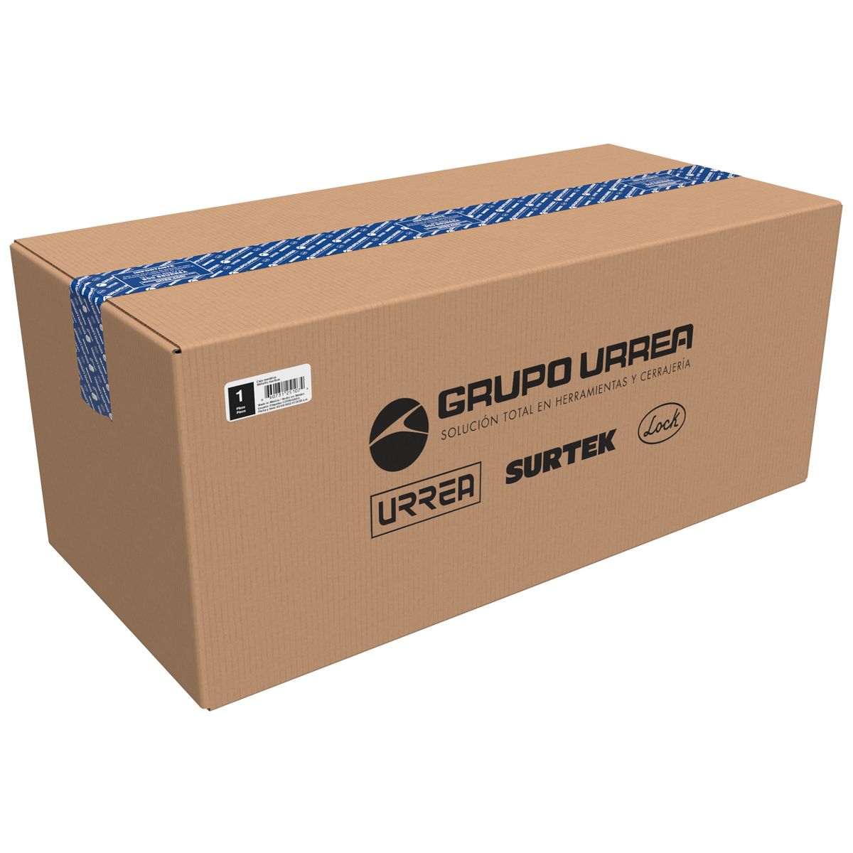 Caja de herramientas de acero negro URREA 19.29 pulgadas de ancho x 9.06 pulgadas de alto x 9.06 pulgadas de profundidad D4C20