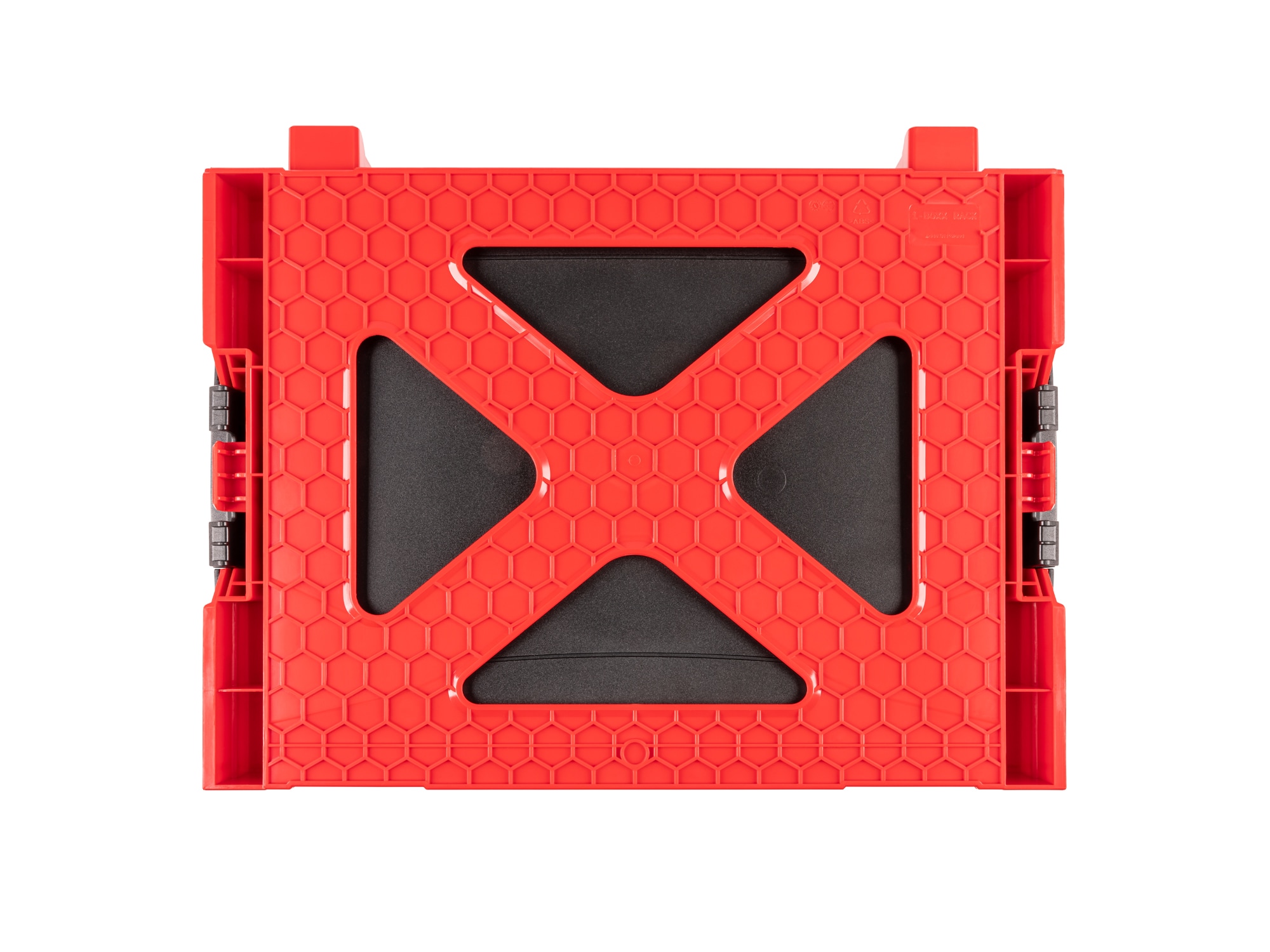 Caja de herramientas de plástico roja TEKTON L-Boxx 17.5 pulgadas de ancho x 4 pulgadas de alto x 13.5 pulgadas de profundidad OLB94010