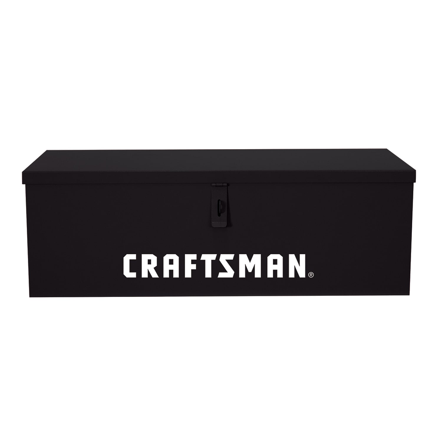 Caja de herramientas portátil CRAFTSMAN 30.12 pulgadas de ancho x 12.2 pulgadas de alto x 10.24 pulgadas de profundidad en acero negro Caja de herramientas CMXQCHS30UBB