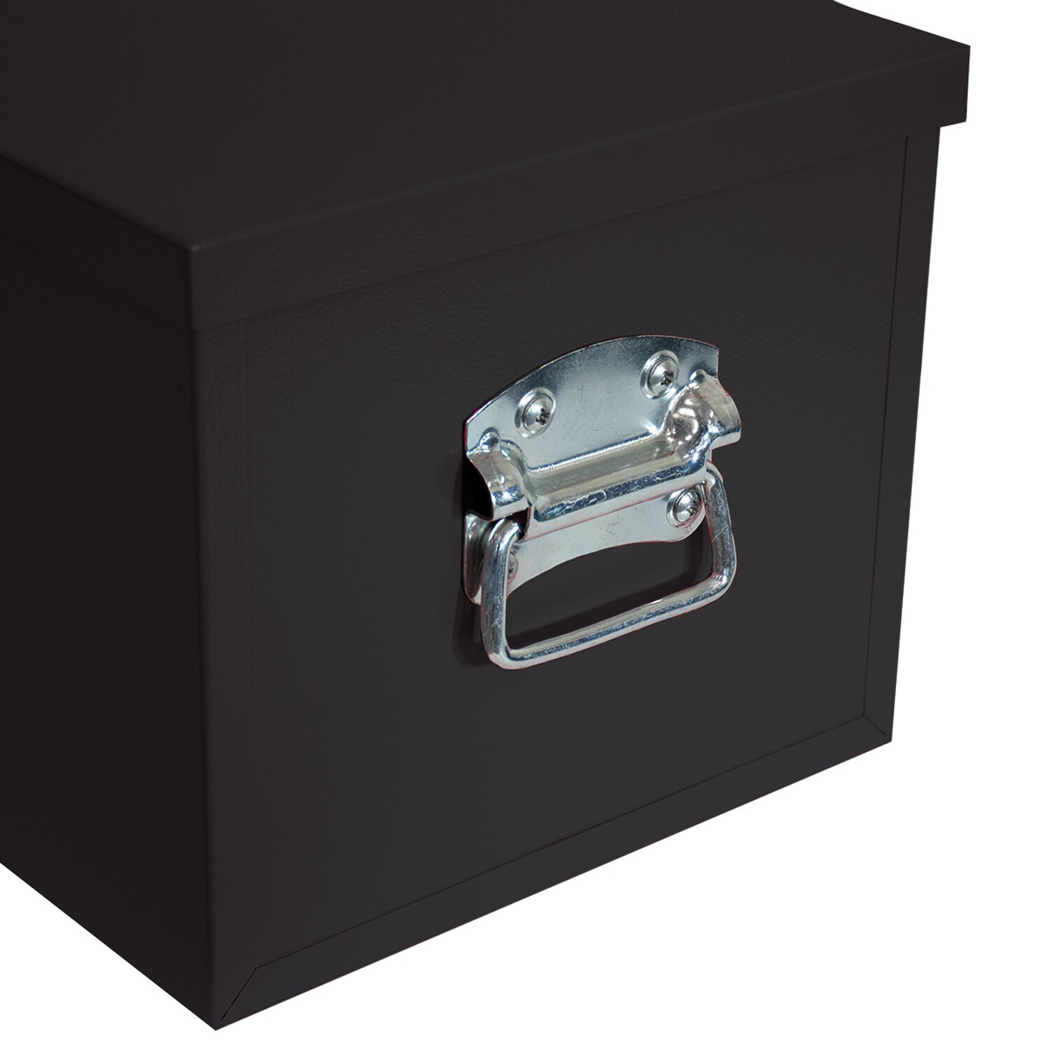 Caja de herramientas portátil CRAFTSMAN 30.12 pulgadas de ancho x 12.2 pulgadas de alto x 10.24 pulgadas de profundidad en acero negro Caja de herramientas CMXQCHS30UBB
