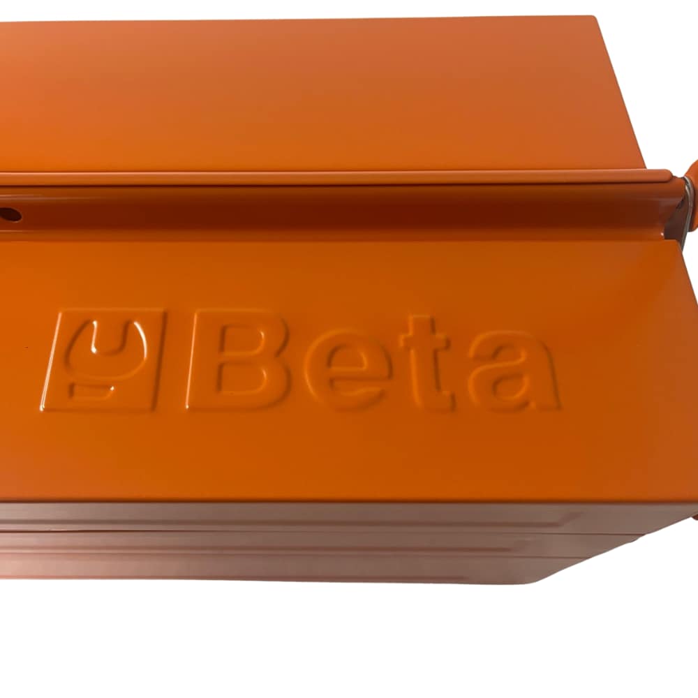 Caja de herramientas de acero naranja Beta C20 de 17.72 pulgadas de ancho x 8 pulgadas de alto x 8 pulgadas de profundidad 021200001