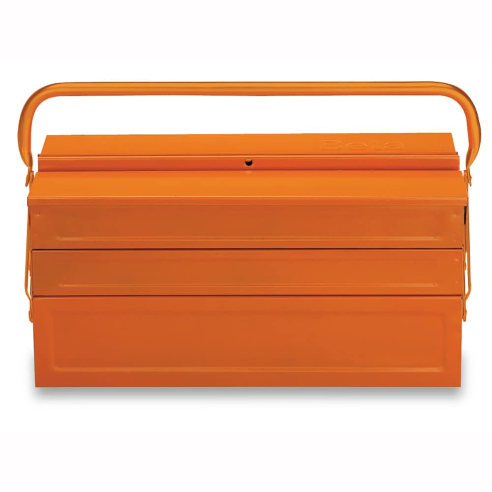 Caja de herramientas de acero naranja Beta C20 de 22 pulgadas de ancho x 8 pulgadas de alto x 8 pulgadas de profundidad 021200002