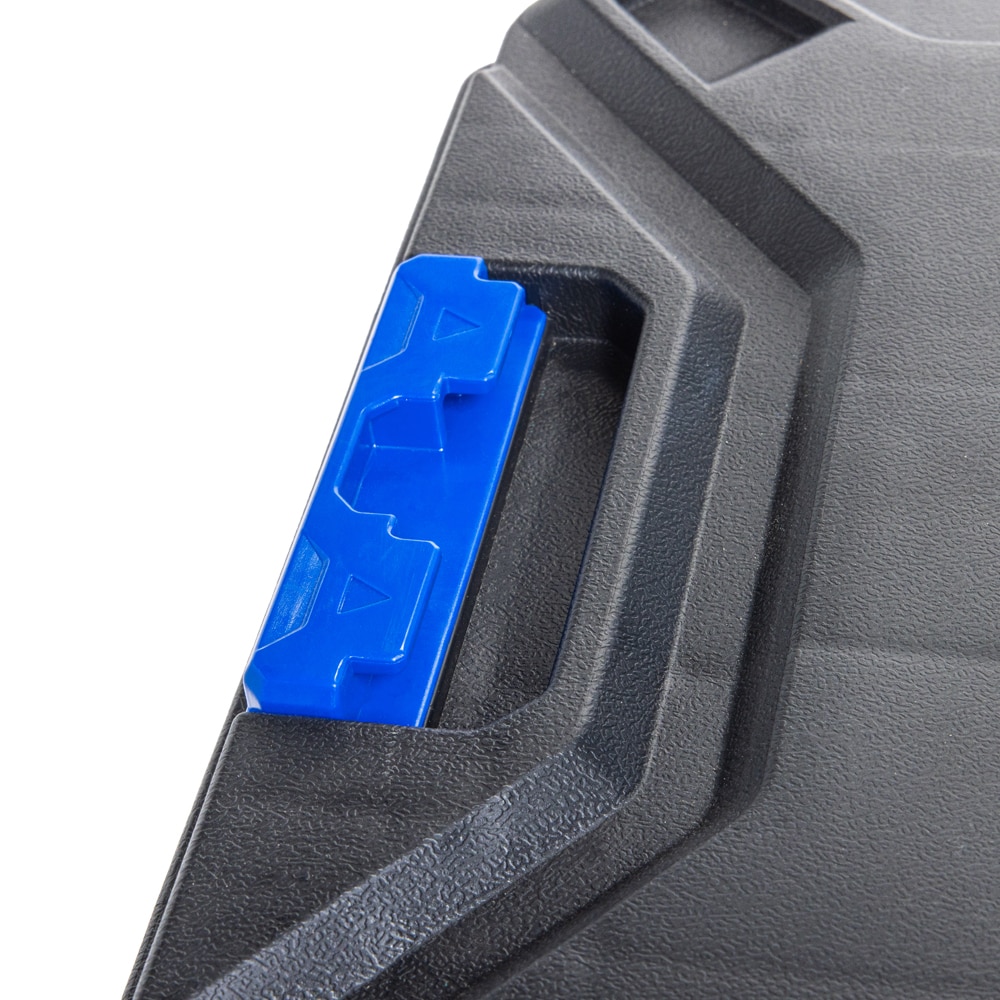 Caja de herramientas negra de plástico Kobalt CASESTACK 14.16 pulgadas de ancho x 21 pulgadas de alto x 13.5 pulgadas de profundidad con 2 cajones KCSA-2DRW1-03