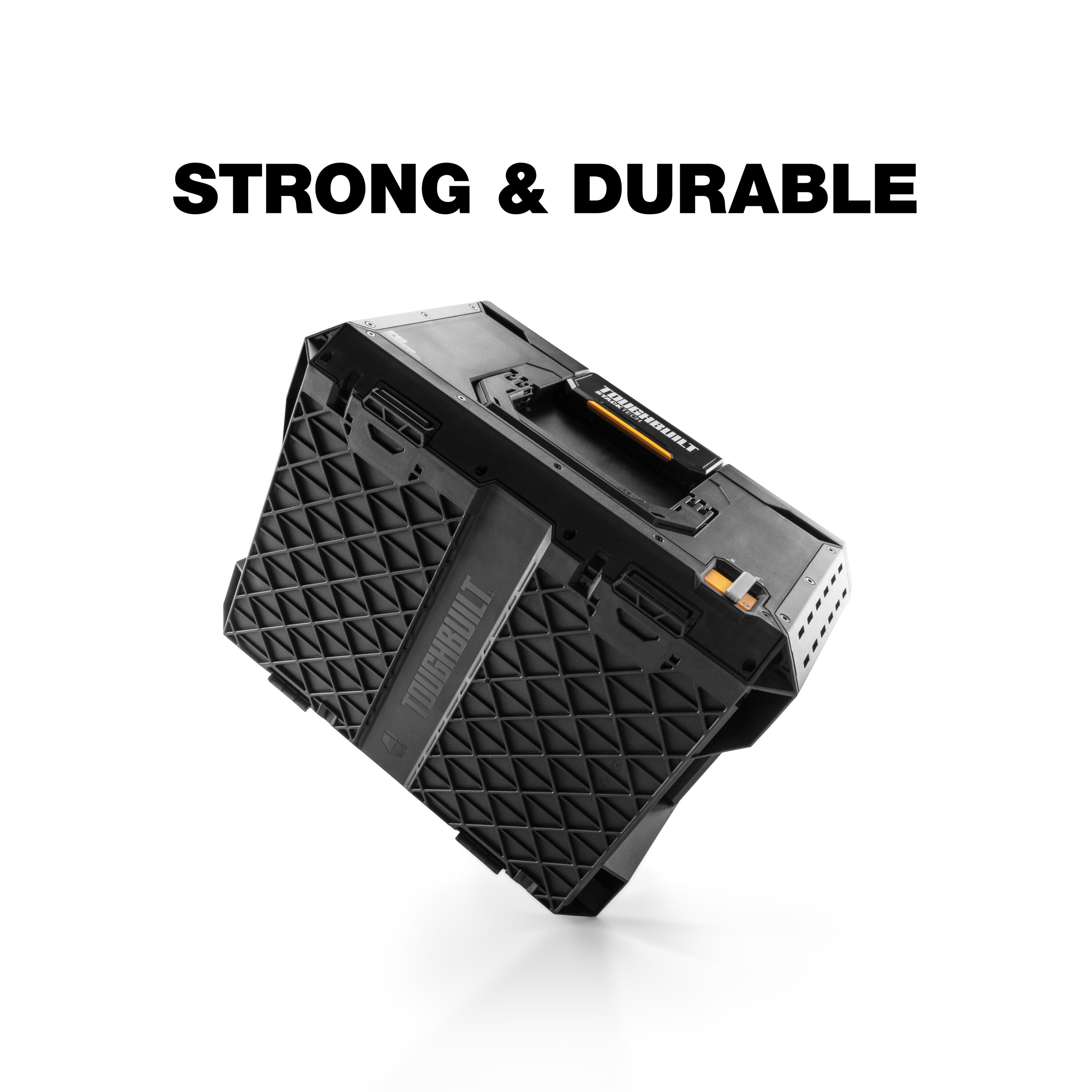 Caja de herramientas de plástico/metal TOUGHBUILT STACKTECH grande de 21 pulgadas de ancho x 11.7 pulgadas de alto x 16 pulgadas de profundidad TB-B1-B-50