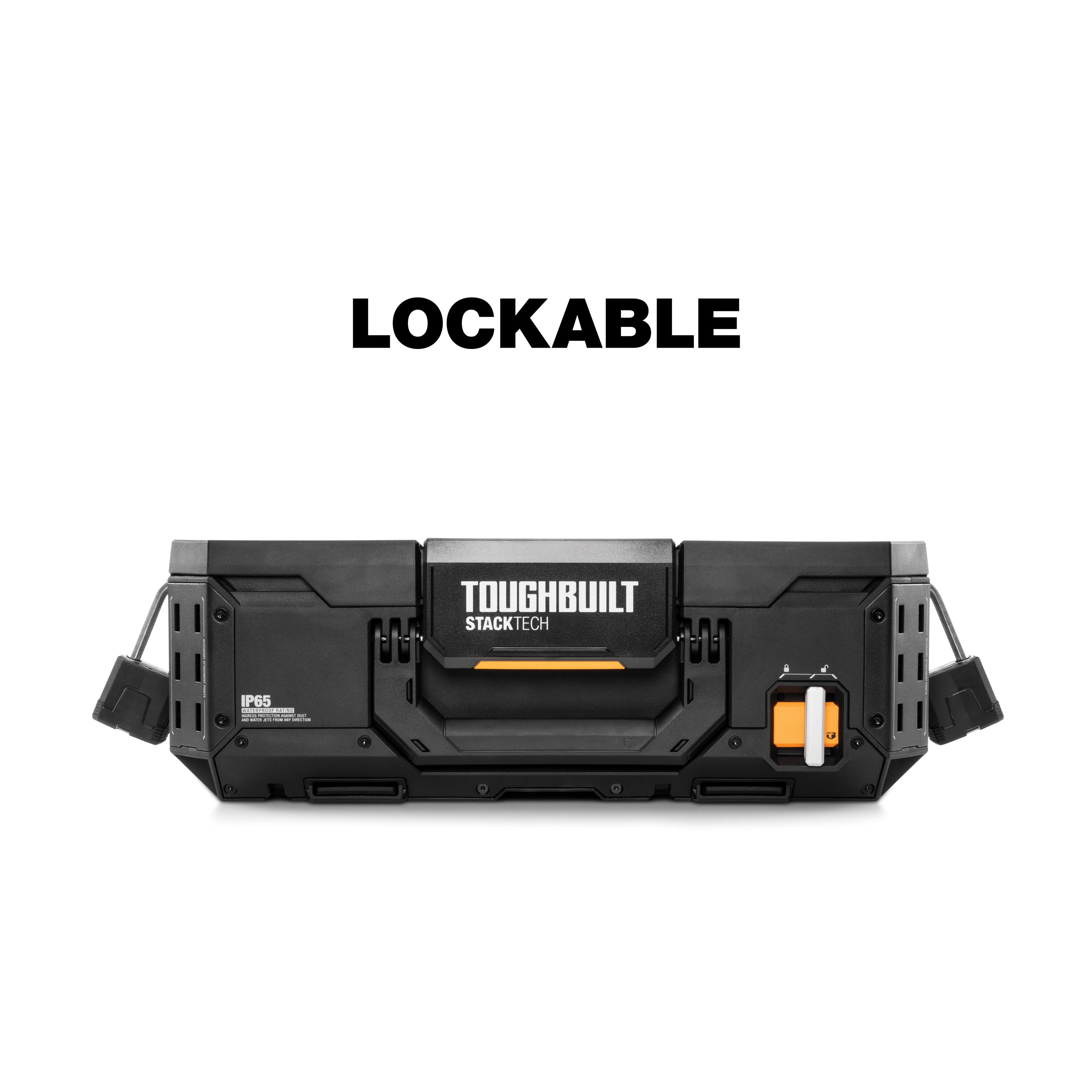 Caja de herramientas de plástico/metal TOUGHBUILT STACKTECH 21 pulgadas de ancho x 13.5 pulgadas de alto x 16 pulgadas de profundidad TB-B1-B-30