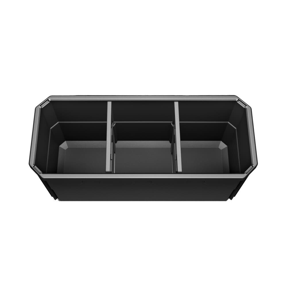 Caja organizadora FLEX STACK PACK de 22 pulgadas de ancho x 5.6 pulgadas de alto x 15.6 pulgadas de profundidad, caja de herramientas de metal FS1301