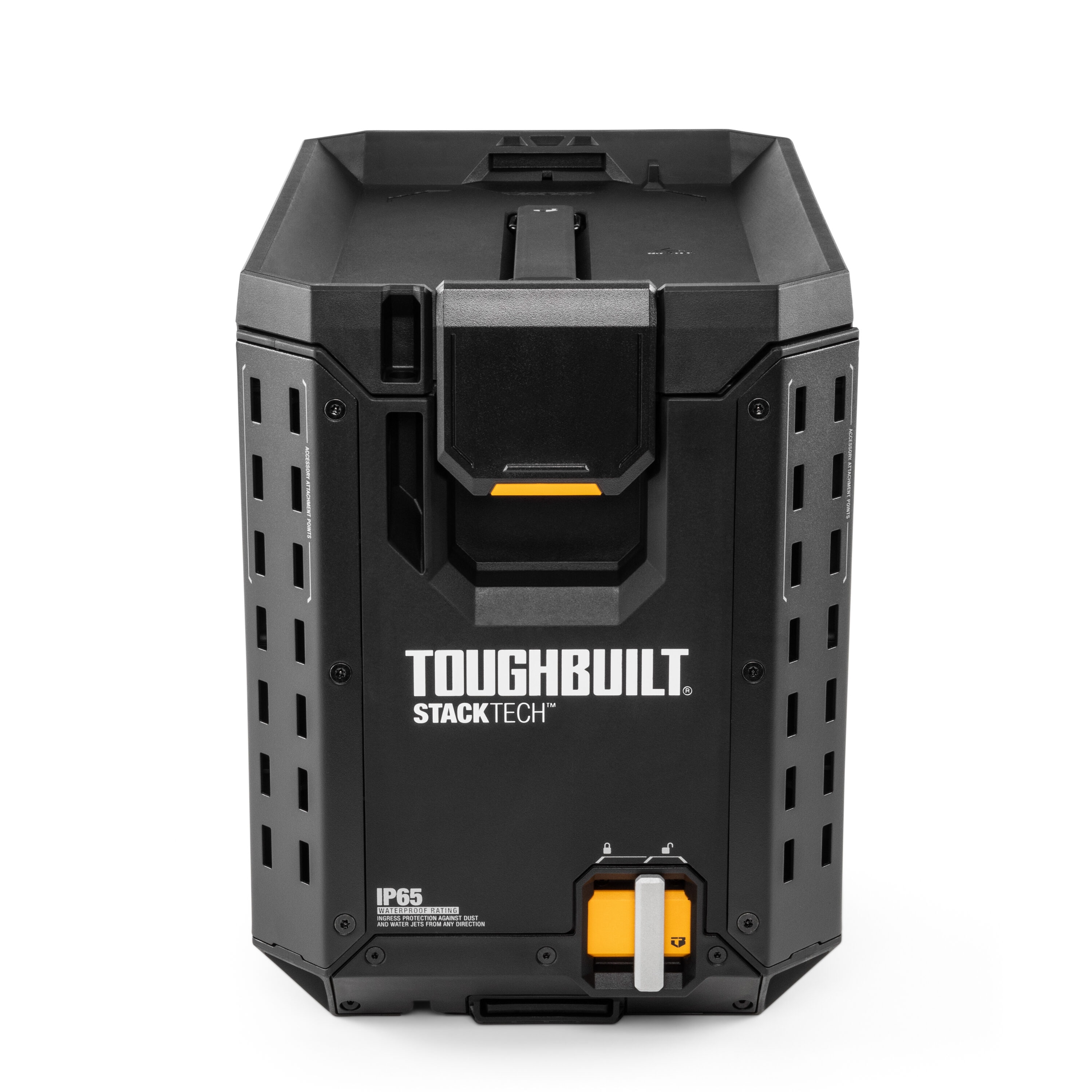 Caja de herramientas de plástico y metal TOUGHBUILT STACKTECH Compact 10.4 pulgadas de ancho x 13.5 pulgadas de alto x 16 pulgadas de profundidad TB-B1-B-60C