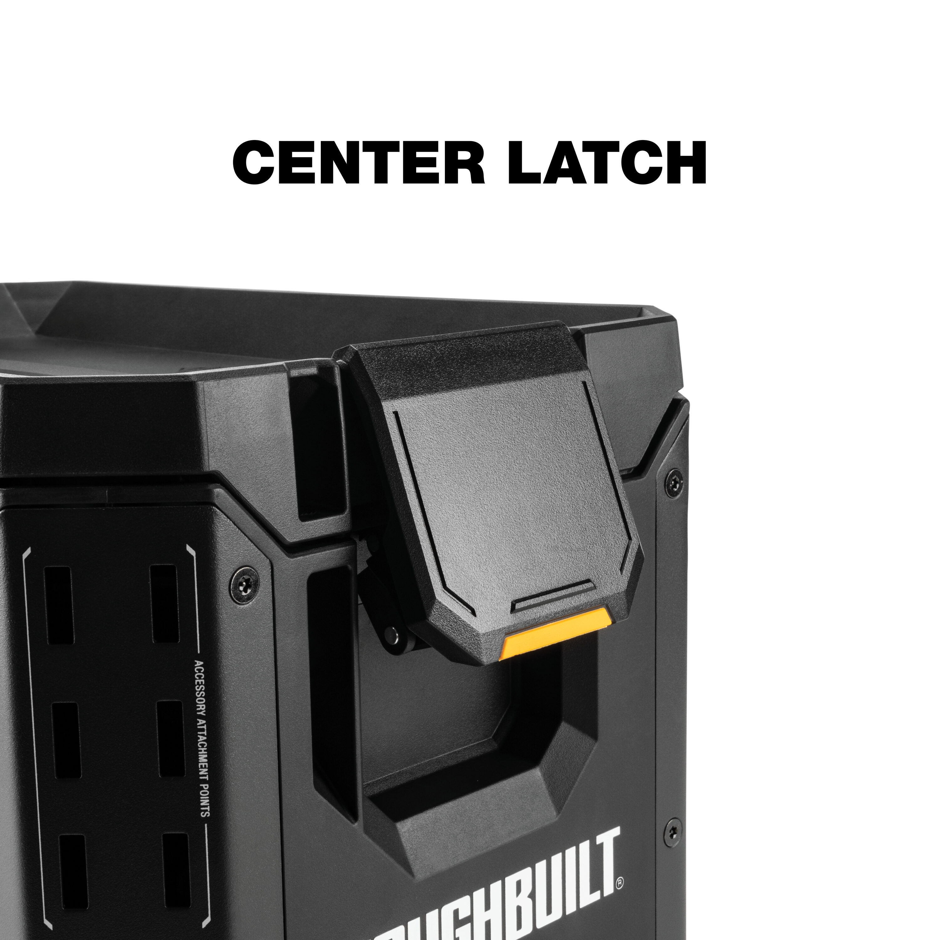 Caja de herramientas de plástico y metal TOUGHBUILT STACKTECH Compact 10.4 pulgadas de ancho x 13.5 pulgadas de alto x 16 pulgadas de profundidad TB-B1-B-60C