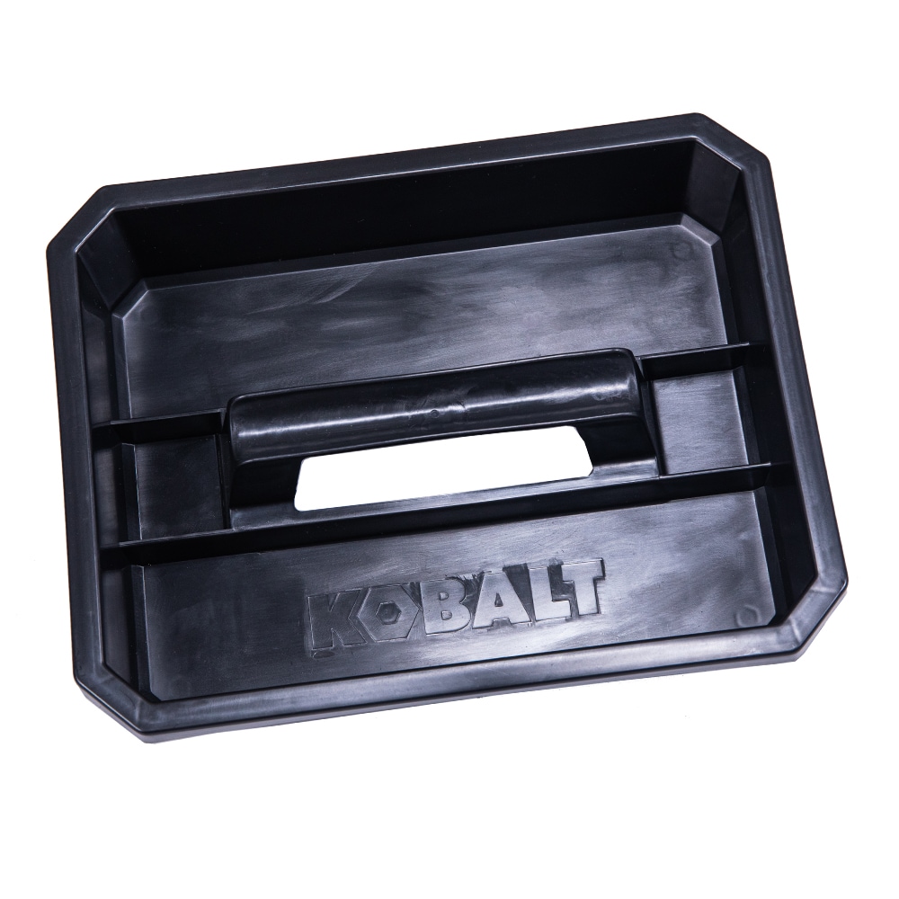 Caja de herramientas de plástico negro Kobalt CASESTACK de 21.25 pulgadas de ancho x 7 pulgadas de alto x 14 pulgadas de profundidad KCS-SSBOX1-03