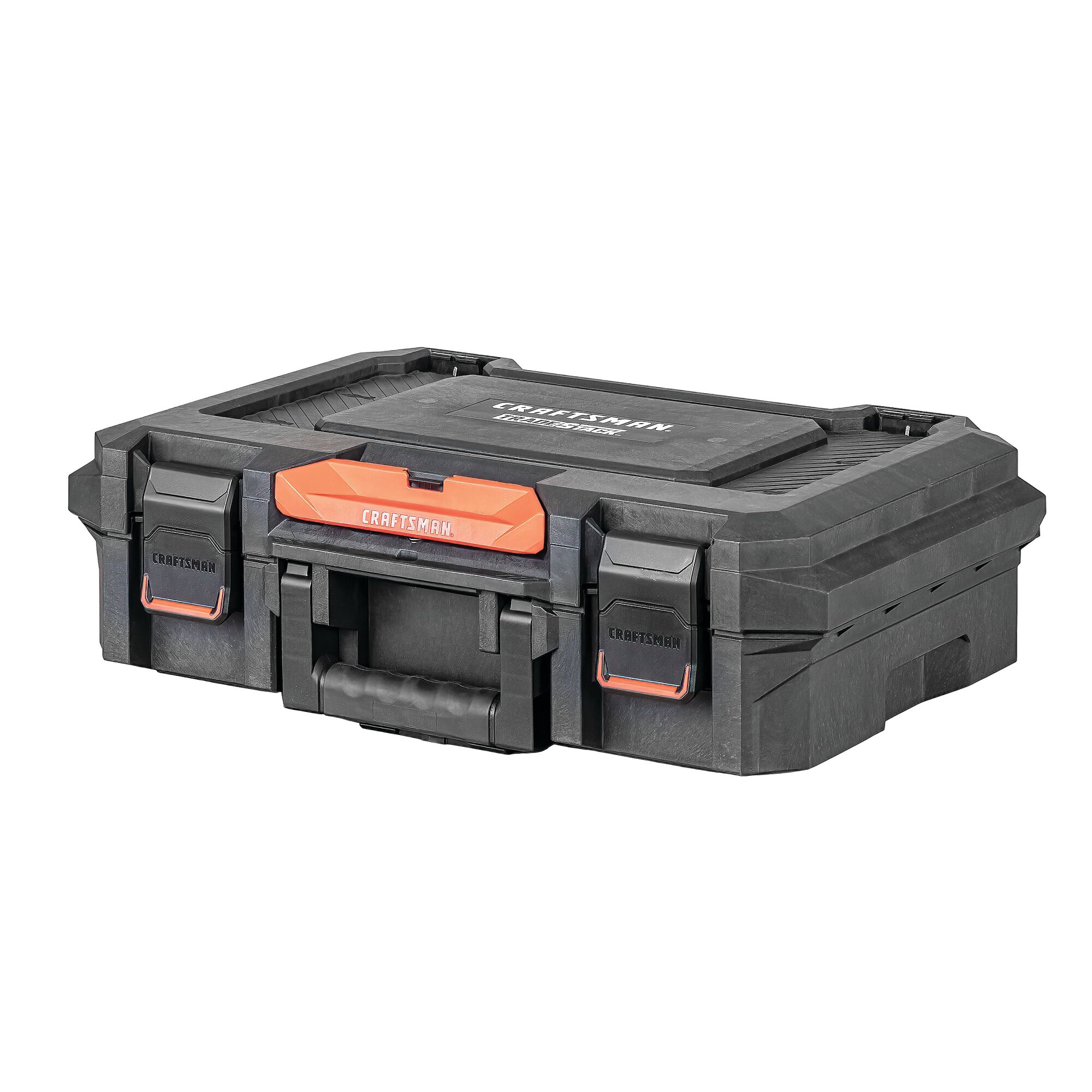 Caja de herramientas de espuma estructural negra CRAFTSMAN TRADESTACK de 21.625 pulgadas de ancho x 6.375 pulgadas de alto x 14.625 pulgadas de profundidad CMST21415.