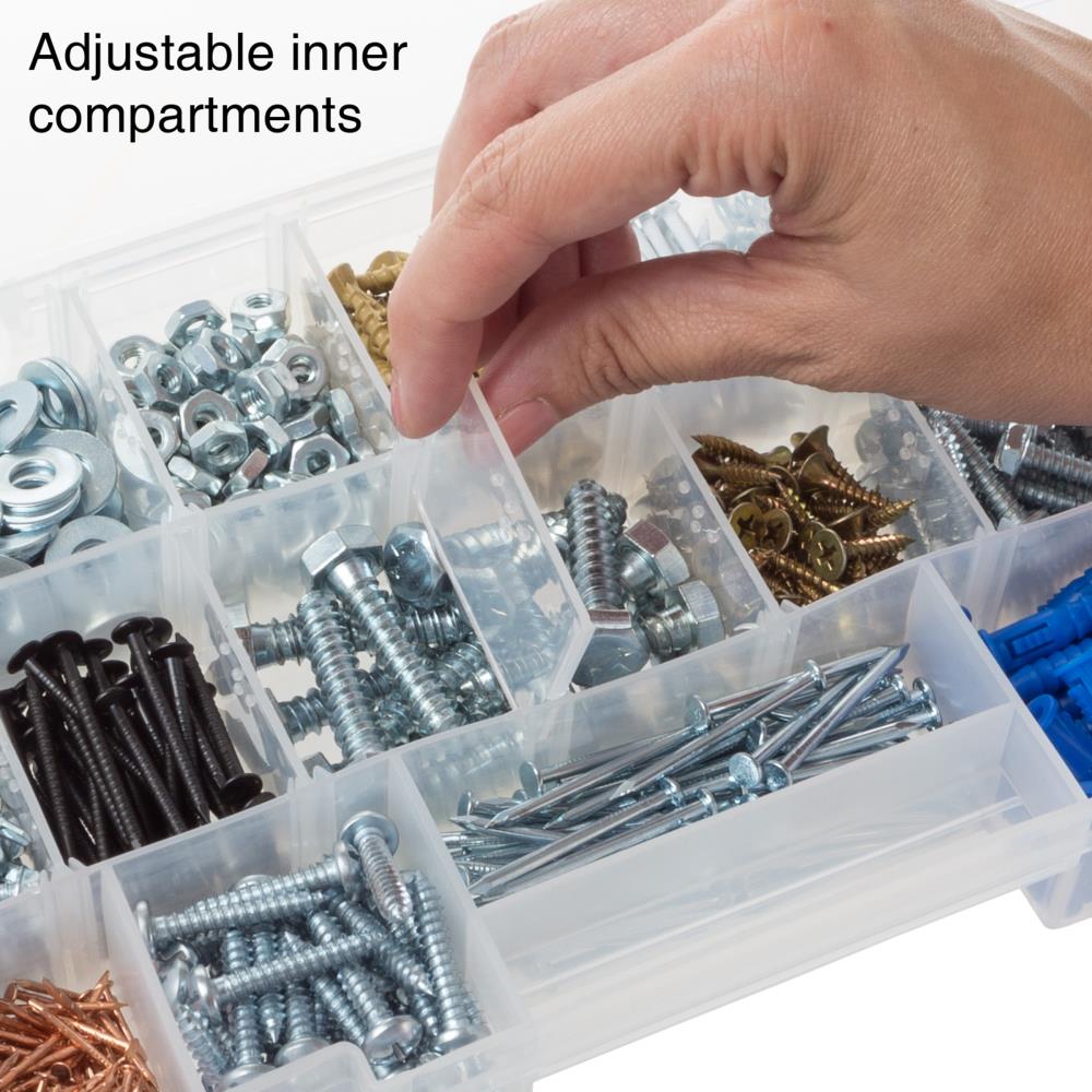 Cajas de herramientas Fleming Supply 8.2 pulgadas de ancho x 12.49 pulgadas de alto x 12.2 pulgadas de profundidad 4 cajones Varias colores/acabados Caja de herramientas de plástico 762531KXX