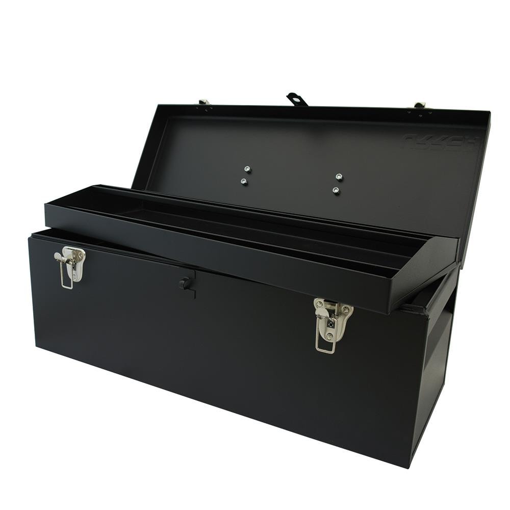 Caja de herramientas de acero negro URREA de 25.59 pulgadas de ancho x 11.42 pulgadas de alto x 11.02 pulgadas de profundidad D7C20