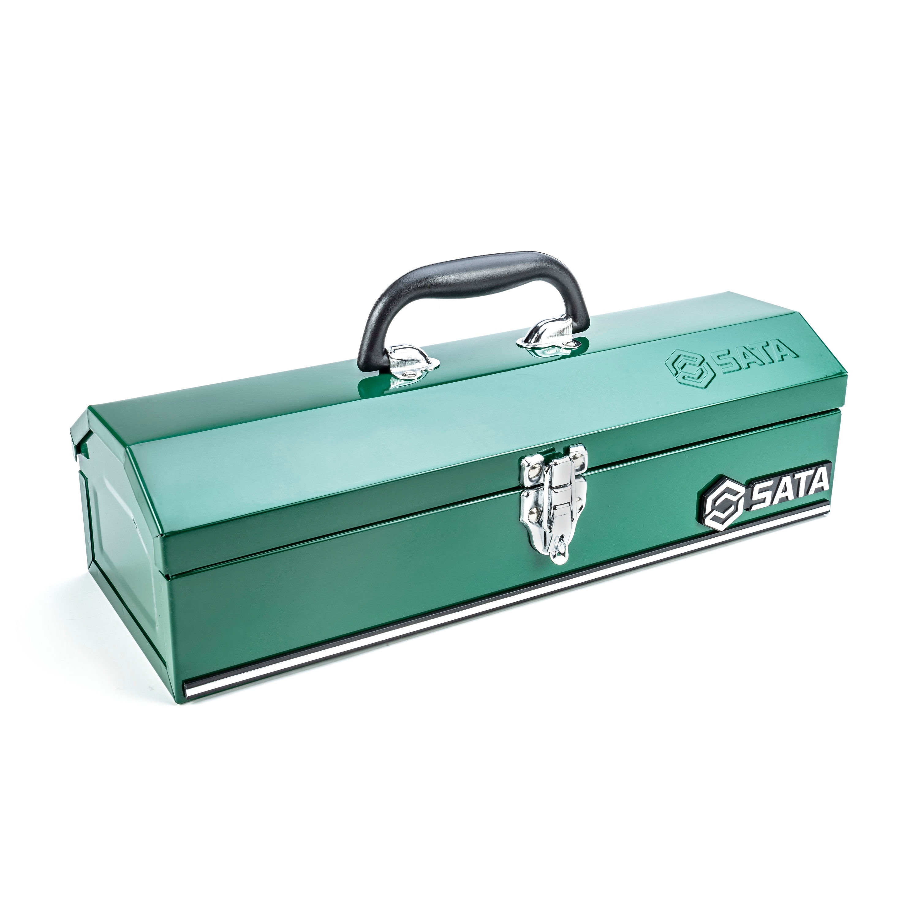 Caja de herramientas de acero verde SATA de 16 pulgadas de ancho x 4.4 pulgadas de alto x 6 pulgadas de profundidad ST95115SC