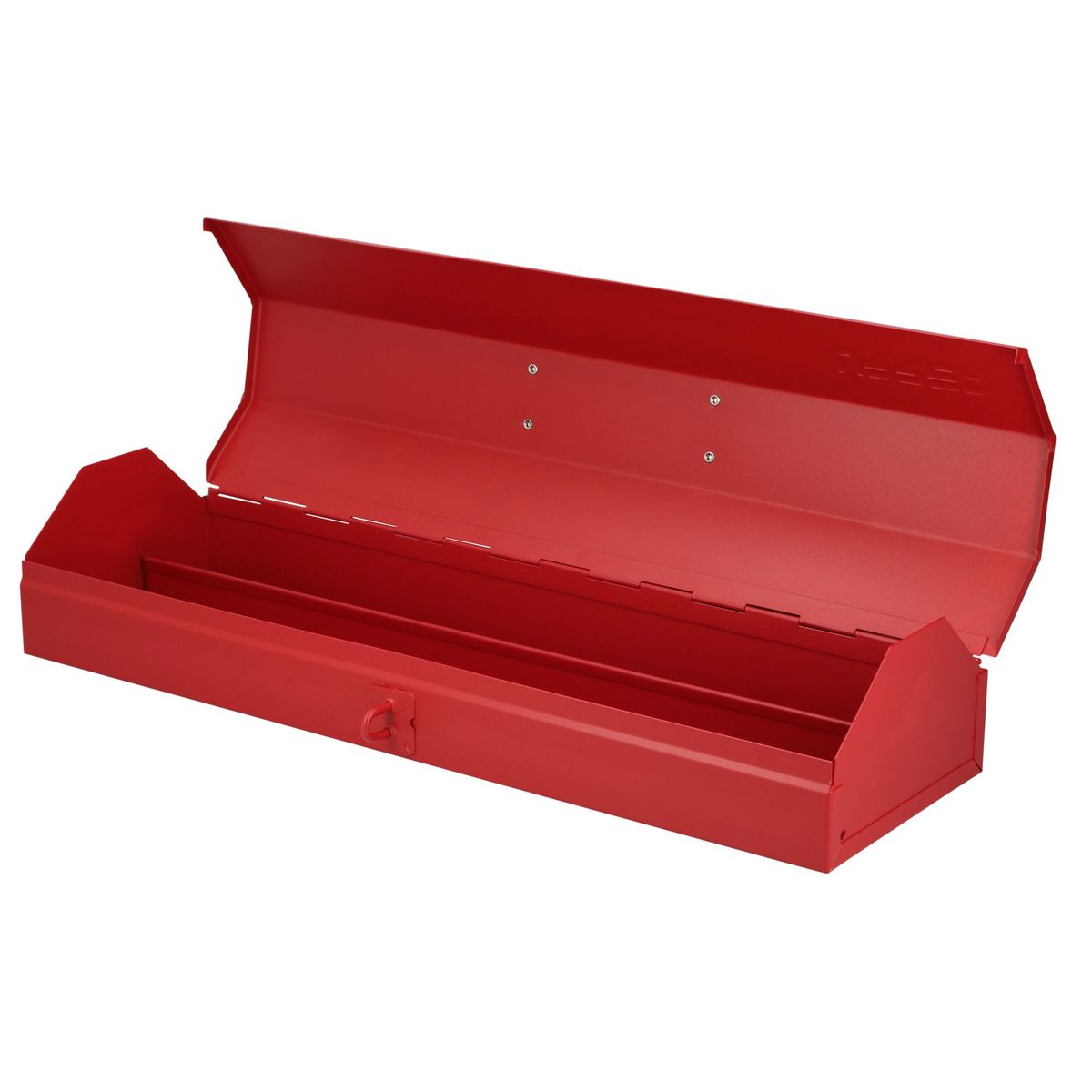 Caja de herramientas metálica roja URREA de 19.29 pulgadas de largo x 4.72 pulgadas de alto x 6.89 pulgadas de profundidad 5496