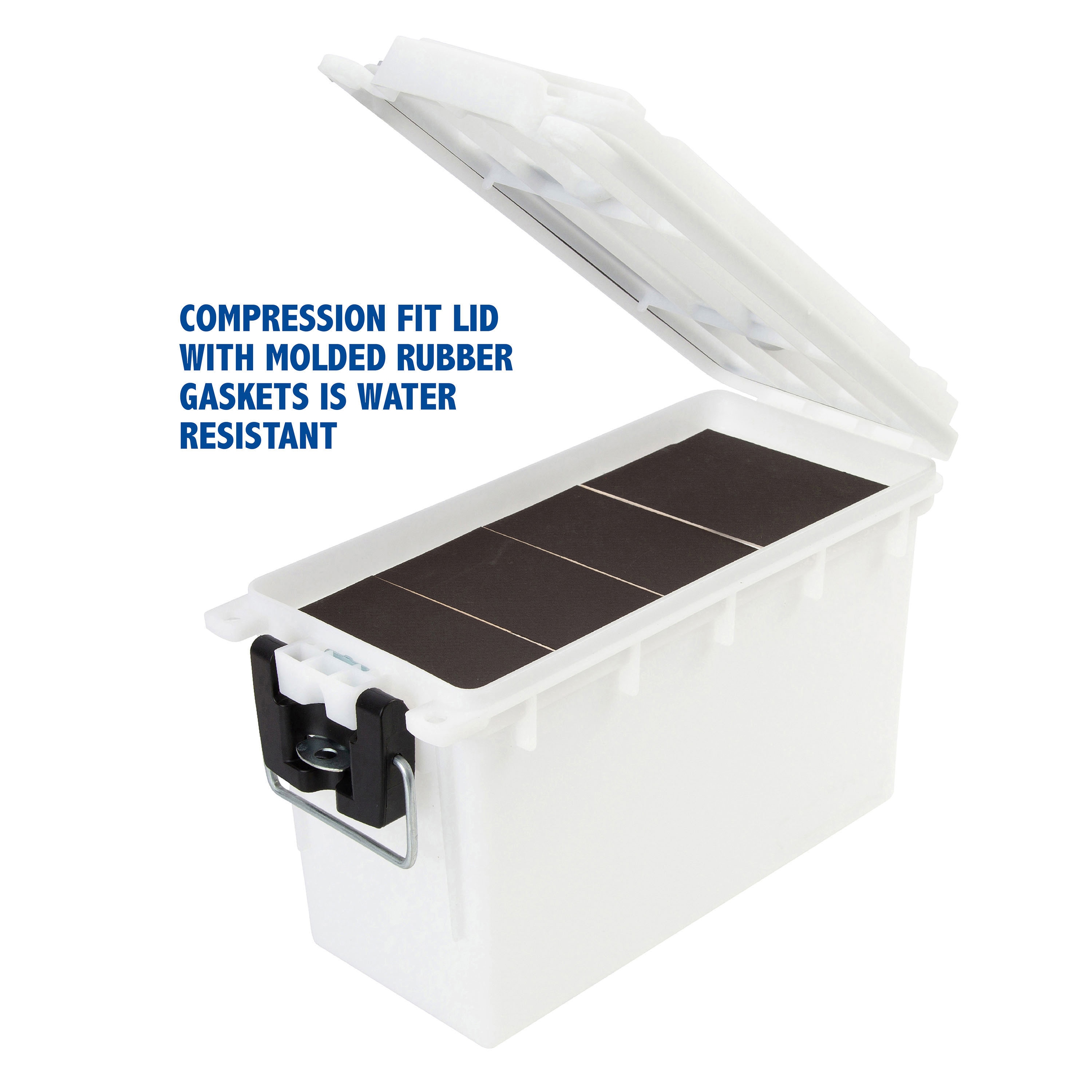 Caja de Almacenamiento Marino Sheffield 5.00 Pulgadas Ancho x 7.25 Pulgadas Alto x 5.00 Pulgadas Profundidad Caja de Herramientas de Plástico Blanco 12681