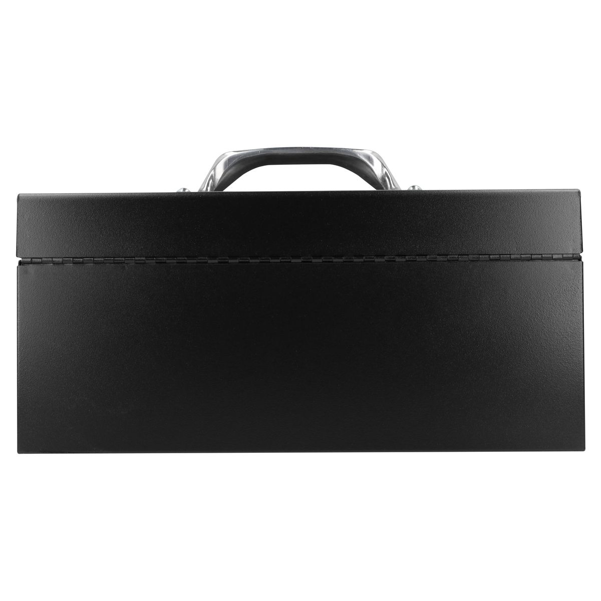 Caja de herramientas de aluminio negra URREA 16.125 pulgadas de ancho x 7.5 pulgadas de alto x 7.3 pulgadas de profundidad D3C20