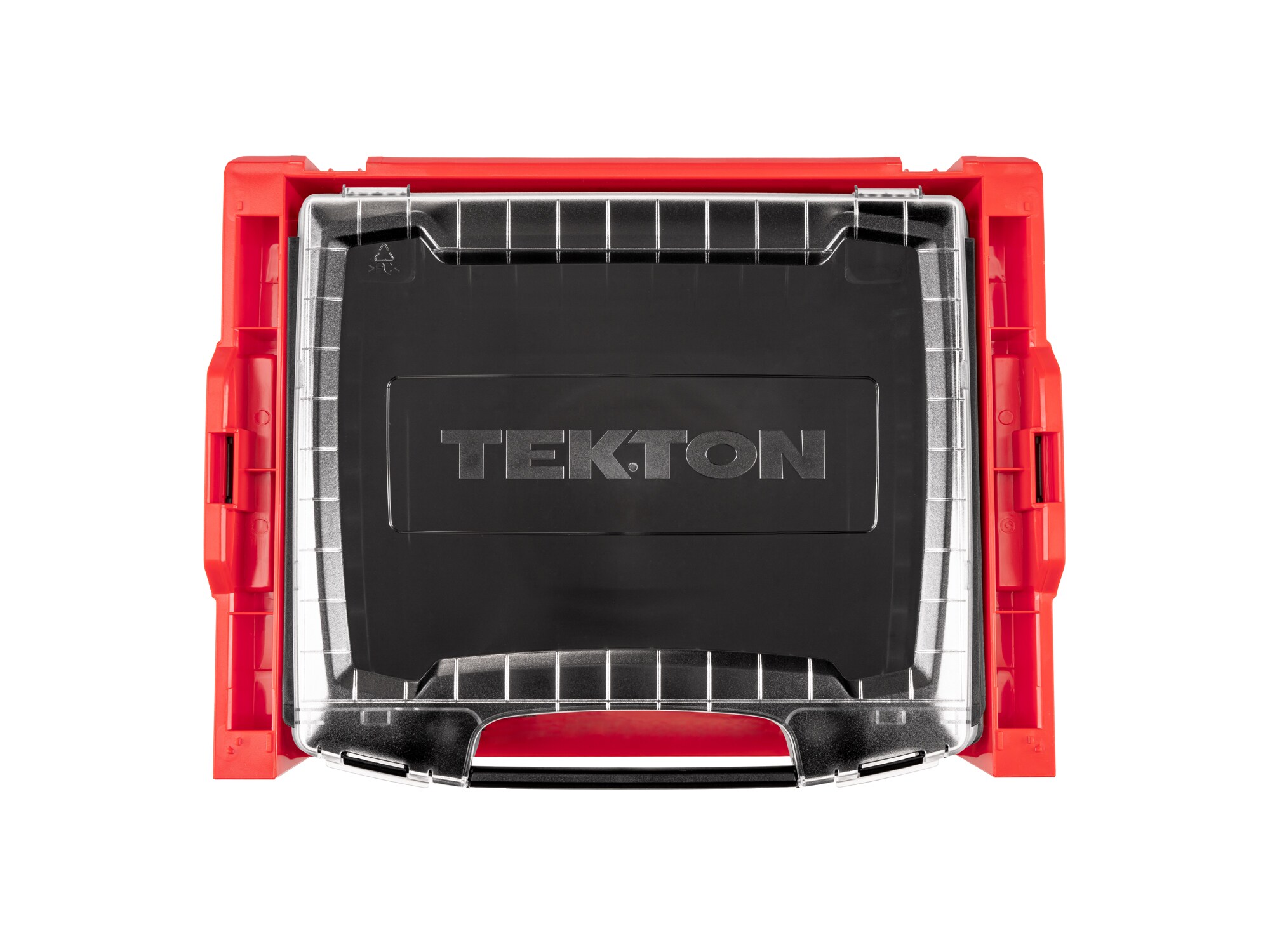 Caja de herramientas de plástico rojo TEKTON L-Boxx de 17.5 pulgadas de ancho x 4 pulgadas de alto x 13.5 pulgadas de profundidad OLB94000