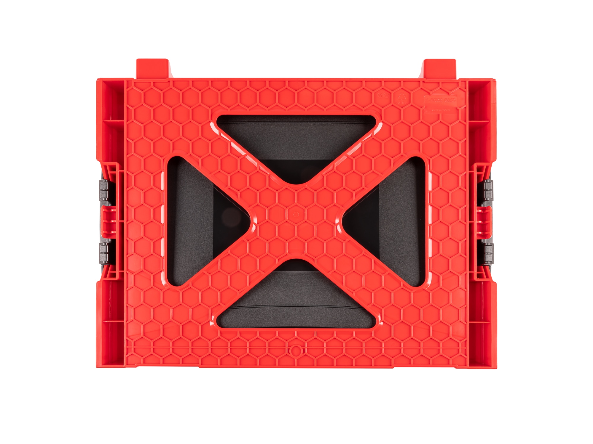 Caja de herramientas de plástico rojo TEKTON L-Boxx de 17.5 pulgadas de largo x 4 pulgadas de alto x 13.5 pulgadas de ancho OLB94001