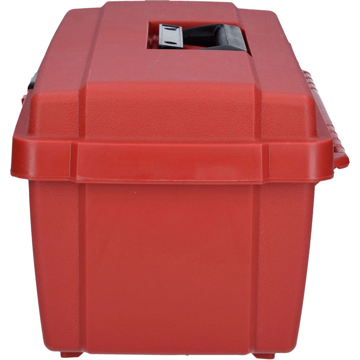 Caja de herramientas de plástico roja URREA de 7.87 pulgadas de ancho x 5.25 pulgadas de alto x 7.5 pulgadas de profundidad 9900