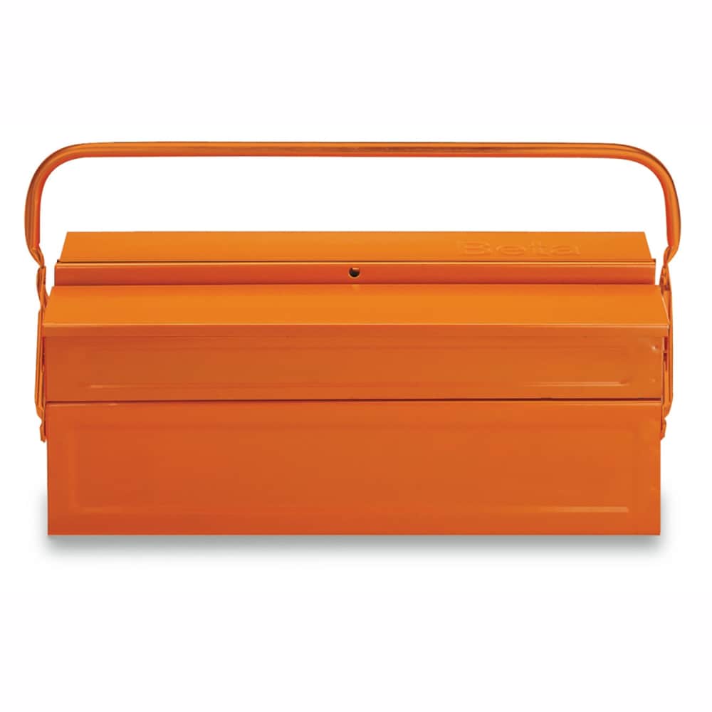 Caja de herramientas de acero naranja Beta C19 de 21.65 pulgadas de ancho x 6.3 pulgadas de alto x 8 pulgadas de profundidad 021190002