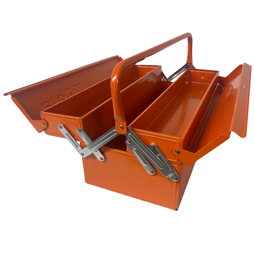 Caja de herramientas de acero naranja Beta C19 de 21.65 pulgadas de ancho x 6.3 pulgadas de alto x 8 pulgadas de profundidad 021190002