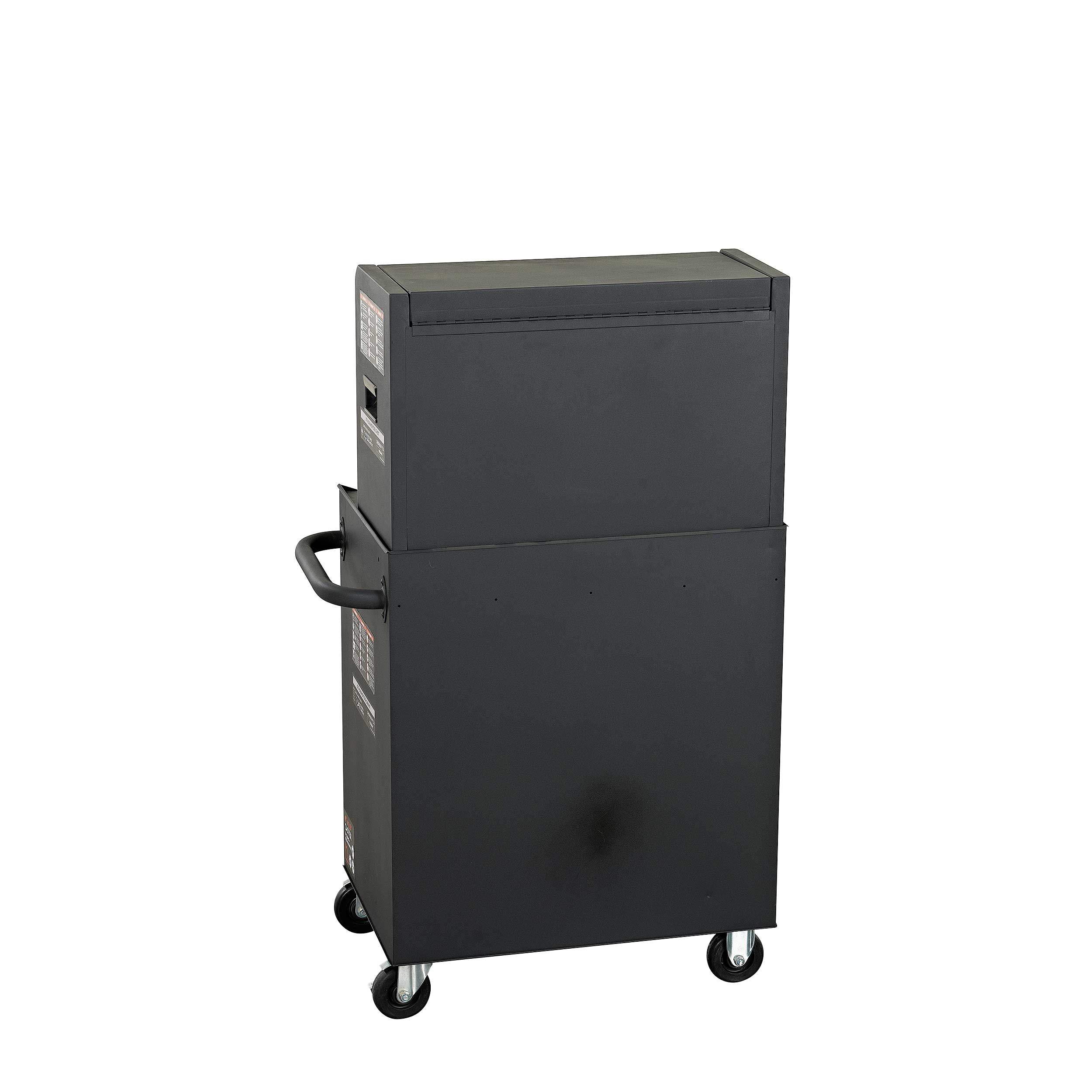Combo de caja de herramientas de acero de 8 rodamientos a bolas, color negro, de 26.71 pulgadas de ancho x 49.04 pulgadas de alto SHOPMAX 92704A2-04A3