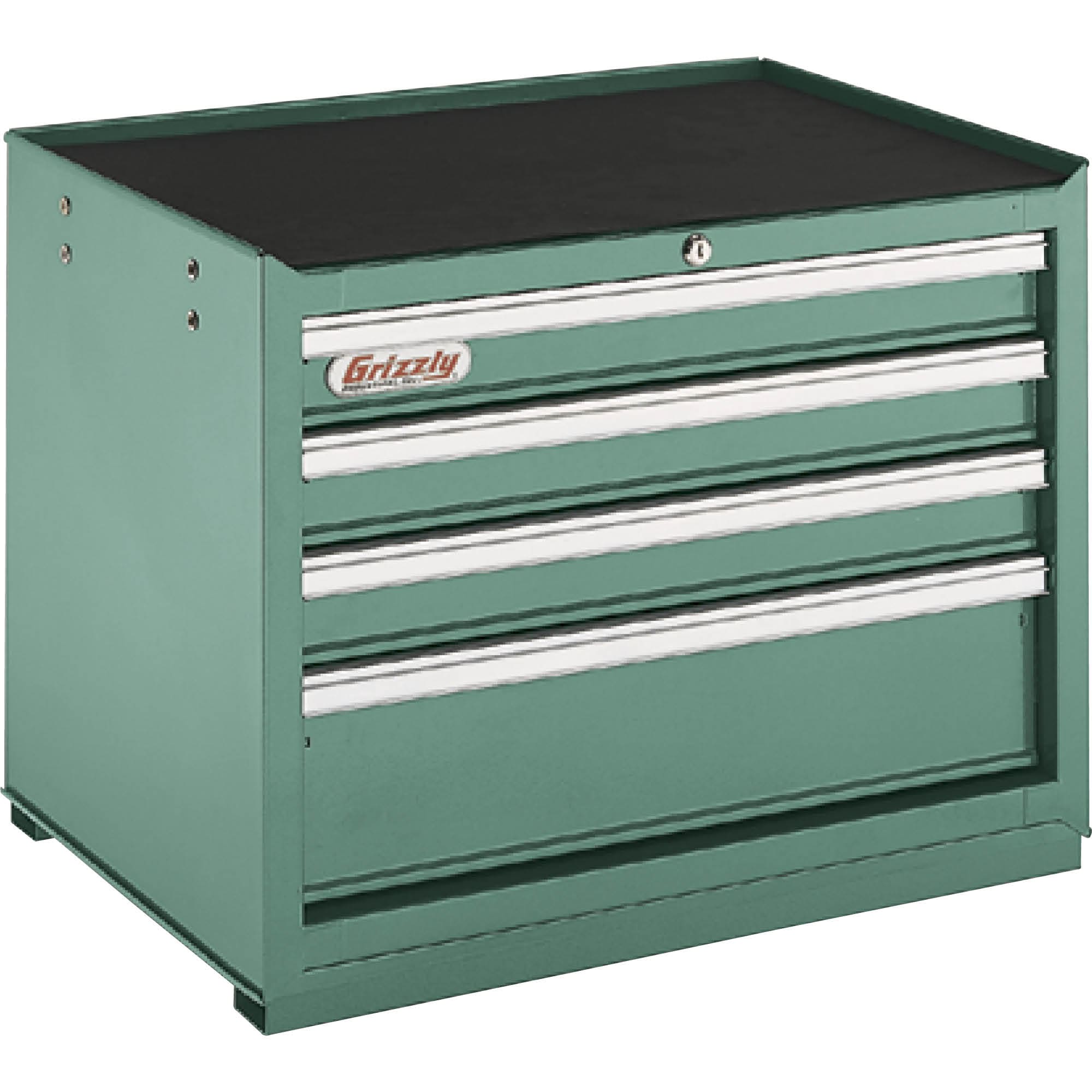 Combinación de gabinete de herramientas de acero con rodamientos de bolas Grizzly H5651 de 26 pulgadas de ancho x 19.5 pulgadas de alto (verde) H5651