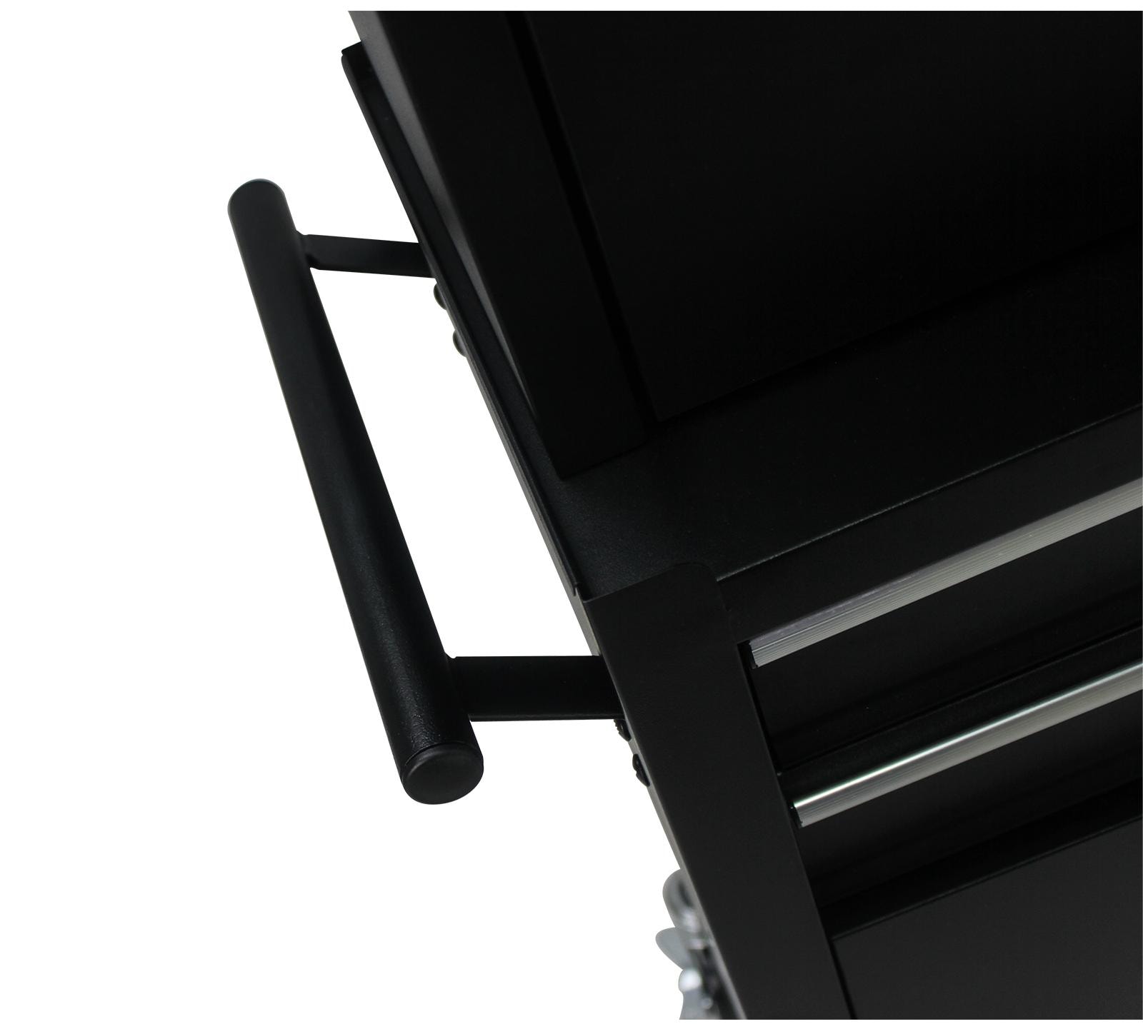 Combinación de gabinete de herramientas de acero con 6 rodamientos de bolas RaDEWAY, color negro, 20.87 pulgadas de ancho x 51.99 pulgadas de alto W110282271
