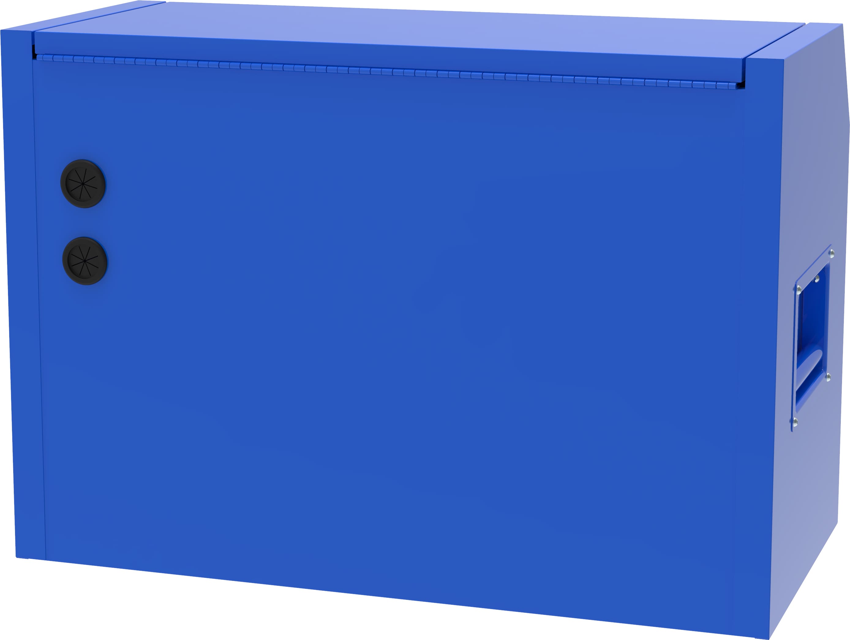 Gabinete de herramientas de acero de 6 cajones Kobalt de 36 pulgadas de ancho x 18 pulgadas de alto x 24.8 pulgadas de profundidad (azul) 410-163-0131
