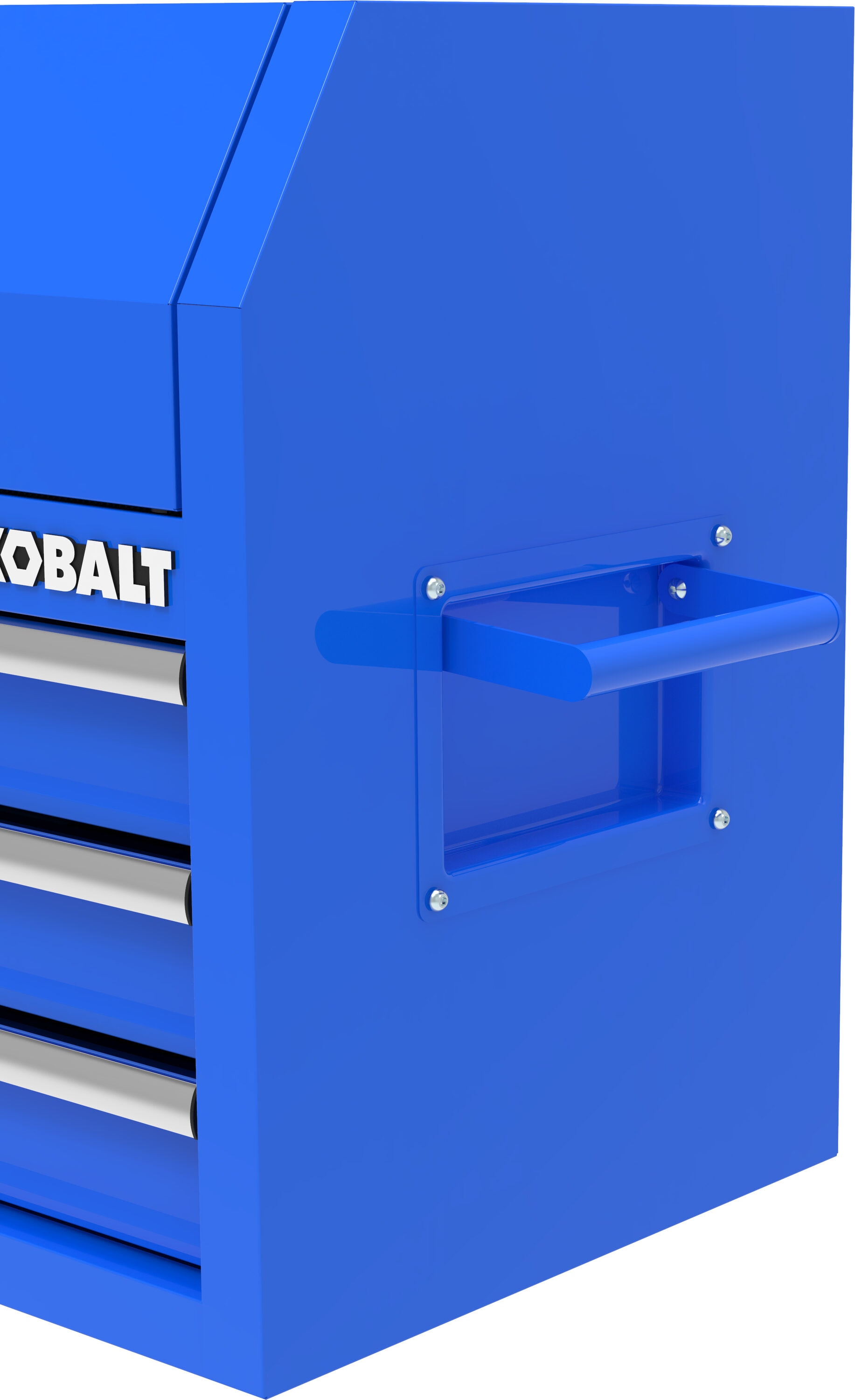 Gabinete de herramientas de acero de 6 cajones Kobalt de 36 pulgadas de ancho x 18 pulgadas de alto x 24.8 pulgadas de profundidad (azul) 410-163-0131
