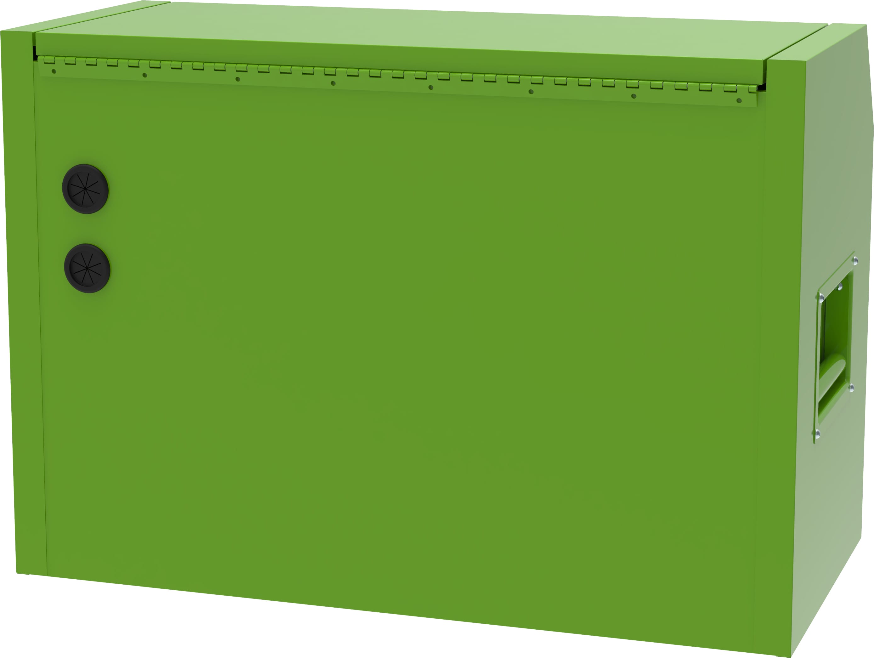 Caja de herramientas de acero de 6 cajones Kobalt de 36 pulgadas de ancho x 18 pulgadas de alto x 24.8 pulgadas de profundidad (verde) 410-166-0131