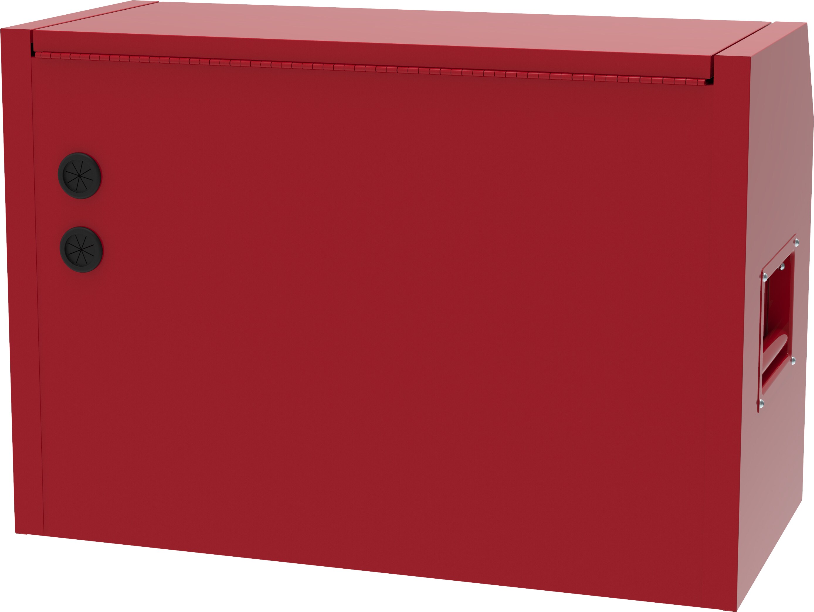Gabinete para herramientas de acero de 6 cajones Kobalt de 36 pulgadas de ancho x 18 pulgadas de alto x 24.8 pulgadas de profundidad (rojo) 410-165-0131