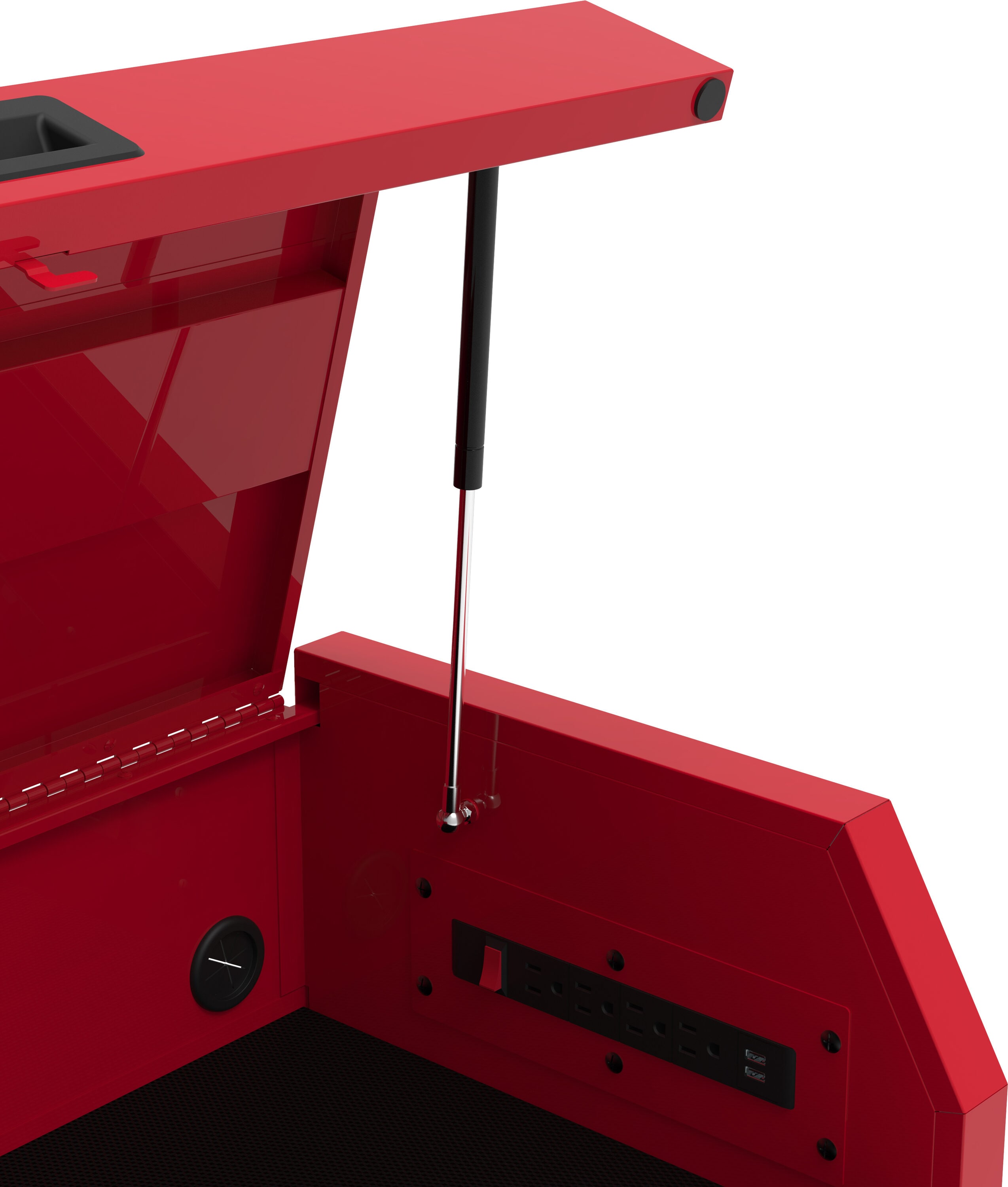Gabinete para herramientas de acero de 6 cajones Kobalt de 36 pulgadas de ancho x 18 pulgadas de alto x 24.8 pulgadas de profundidad (rojo) 410-165-0131