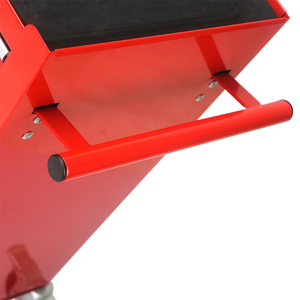 Cofre para herramientas de acero de 4 cajones de 13 pulgadas de ancho x 29.33 pulgadas de alto x 24.25 pulgadas de profundidad (rojo) TOOBOX-09