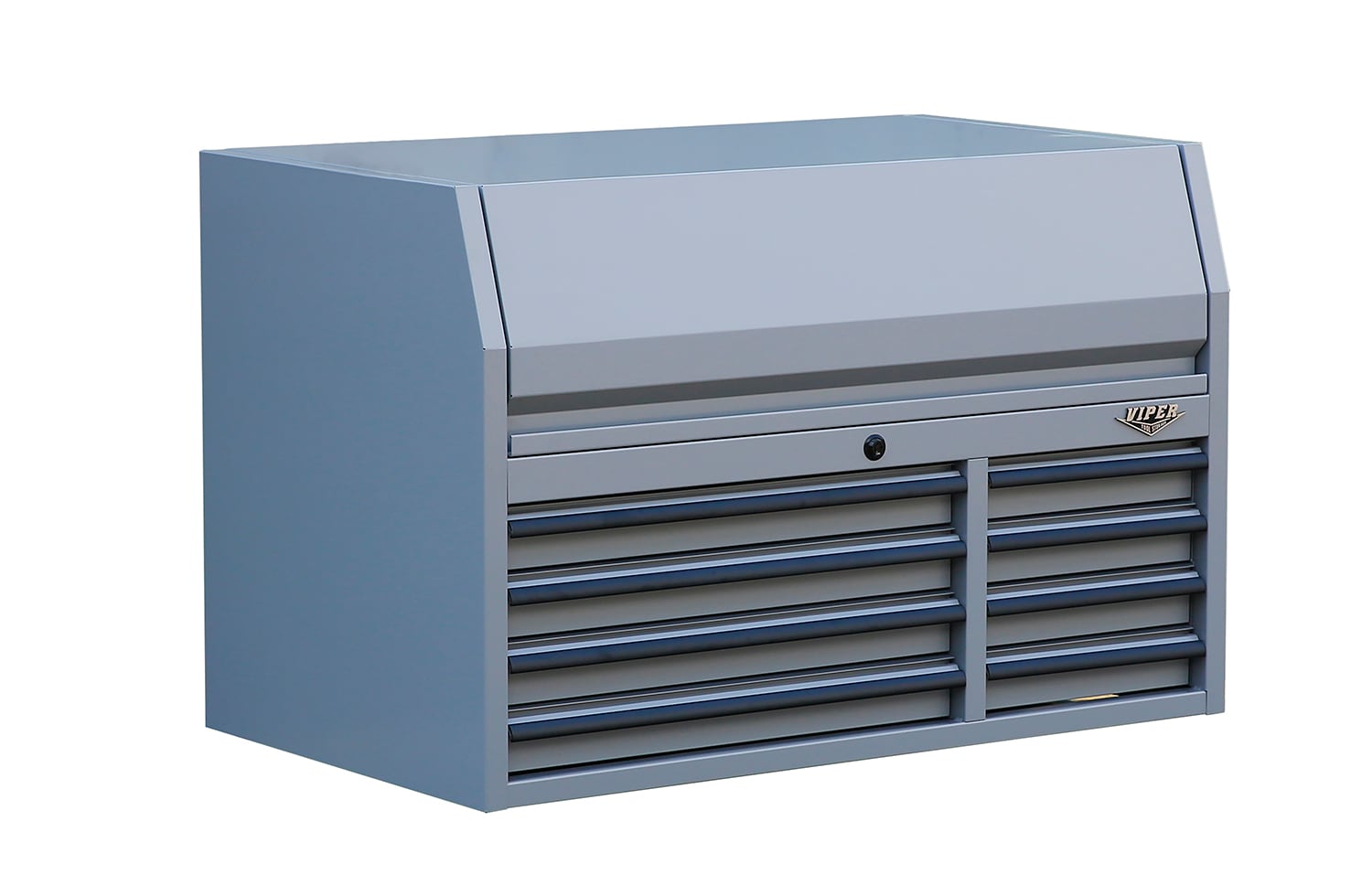 Caja de herramientas de acero Viper Tool Storage de 40.9 pulgadas de ancho x 26.6 pulgadas de alto x 24.2 pulgadas de profundidad con 8 cajones (gris sónico) V4108GRAYC