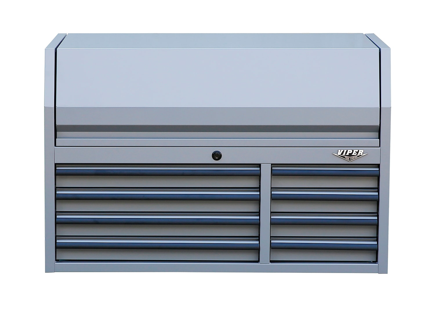 Caja de herramientas de acero Viper Tool Storage de 40.9 pulgadas de ancho x 26.6 pulgadas de alto x 24.2 pulgadas de profundidad con 8 cajones (gris sónico) V4108GRAYC