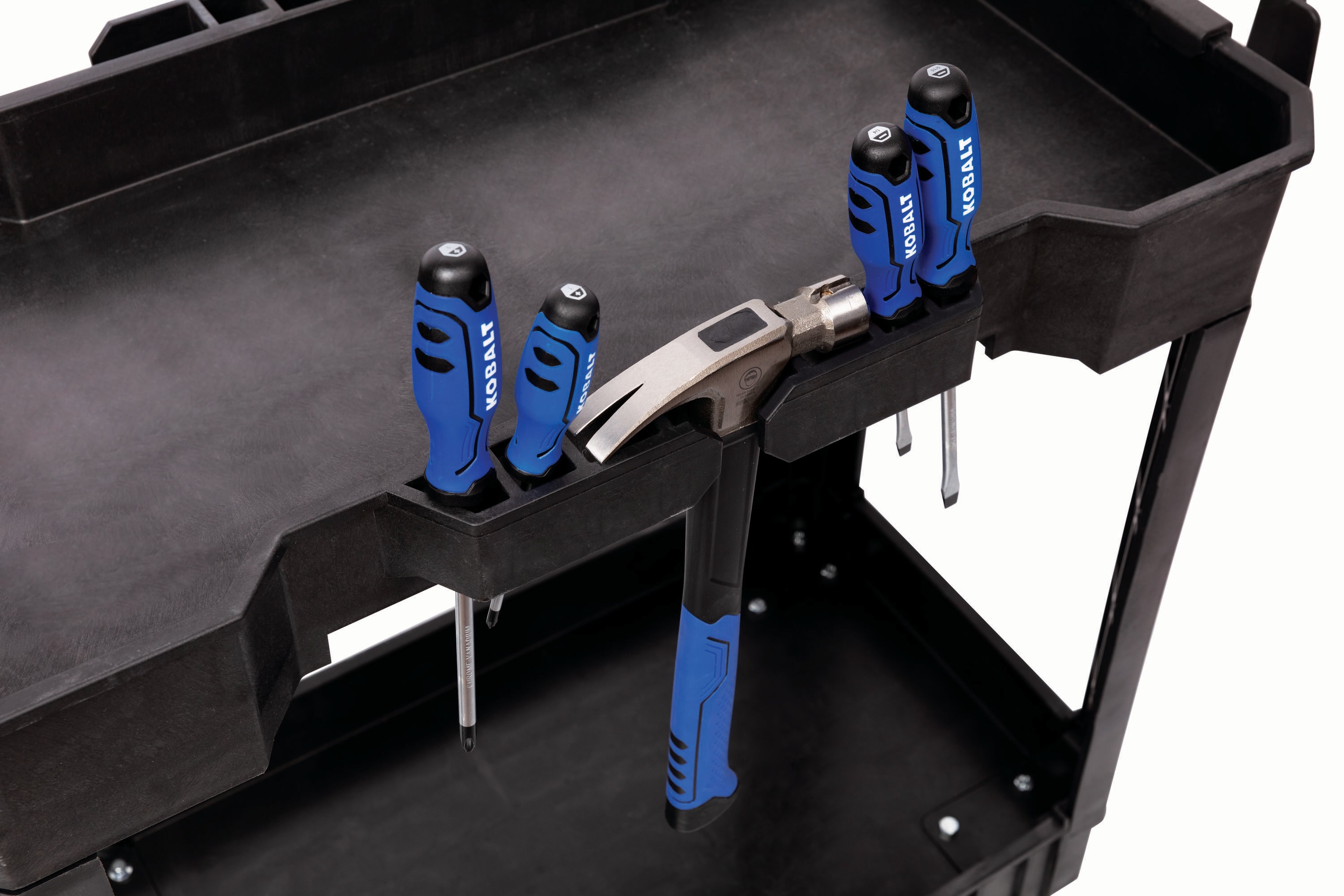 Carrito de utilidad Kobalt con capacidad de 500 lb y estante de 32.6 pulgadas