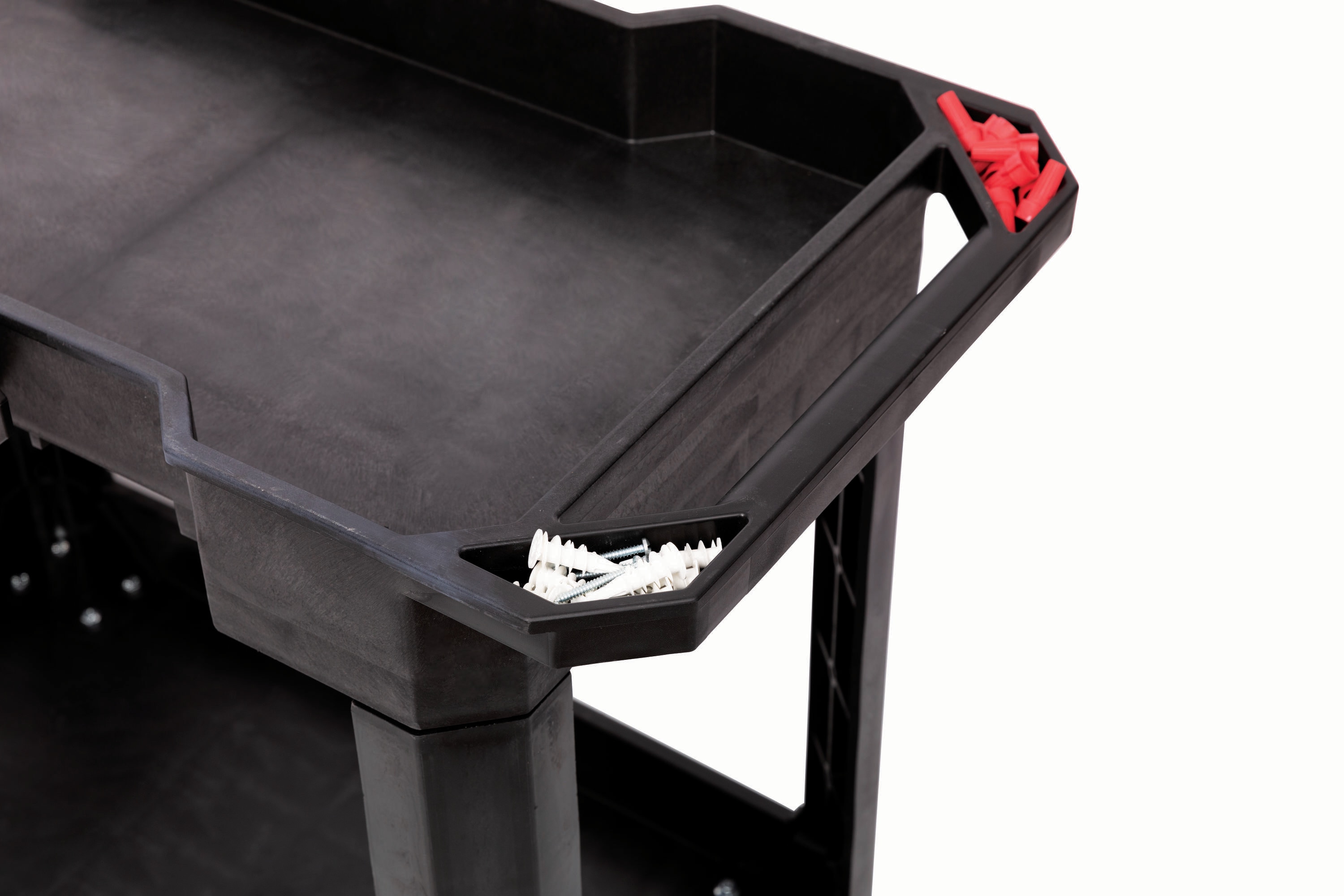 Carrito de utilidad Kobalt con capacidad de 500 lb y estante de 32.6 pulgadas