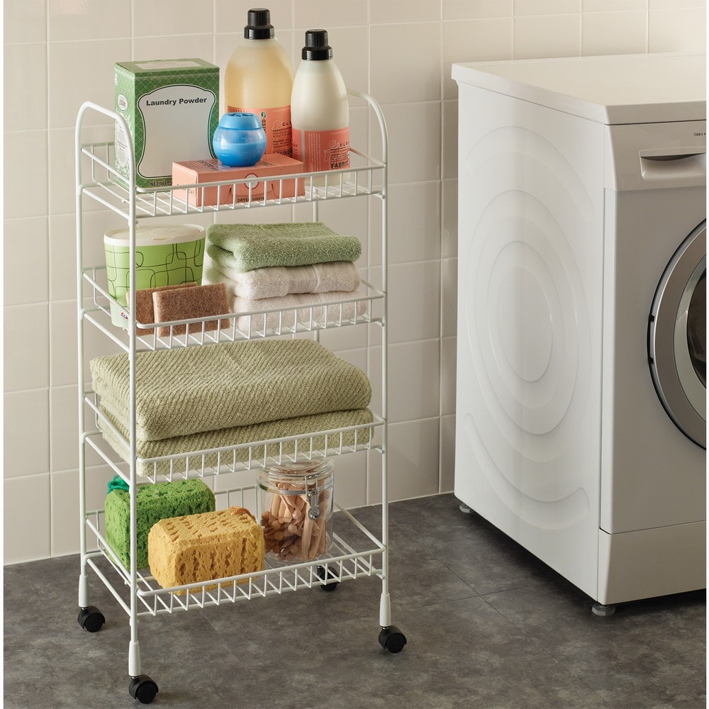 Carrito de utilidad con capacidad de 25 lb y estante de 34.9 pulgadas de ClosetMaid 1611.