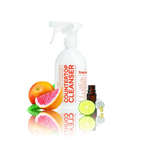 Limpiador en spray orgánico para encimera con aroma a Toronja y Bergamota Sapadilla 16 oz - 1812505