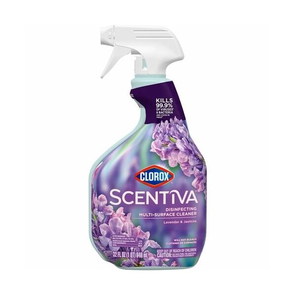 Clorox 31387, Limpiador multiusos Scentiva, Lavanda toscana y jazmín, 32 oz - CLO31387