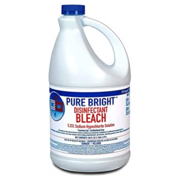 Botella de 1 galón de blanqueador líquido Kik International, paquete de 6 - KIK BLEACH6